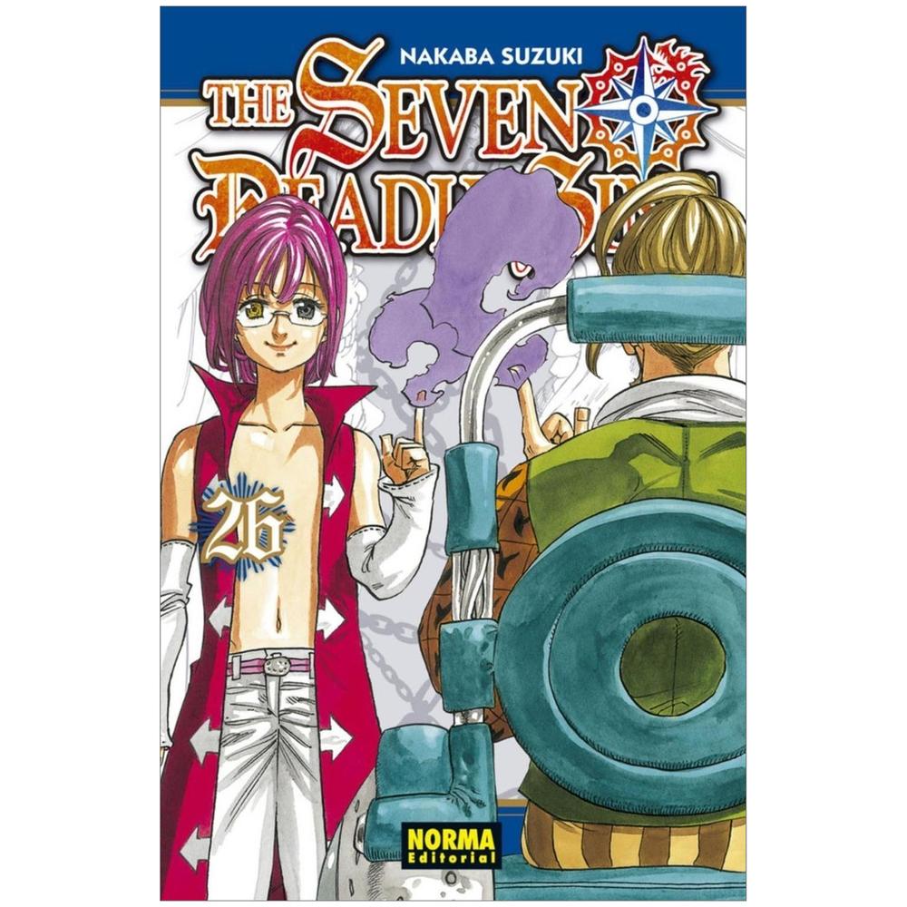 The Seven Deadly Sins No. 26 Editorial Norma Libro x 1.0 THE SEVEN DEADLY SINS 26  Autores:Nakaba Suzuki  Colecciones:CÓMIC MANGA  Editoriales:NORMA Editorial  Series:THE SEVEN DEADLY SINS  ISBN 9788467934014 Fecha de venta 25/1/2019 Formato Tapa blanda con