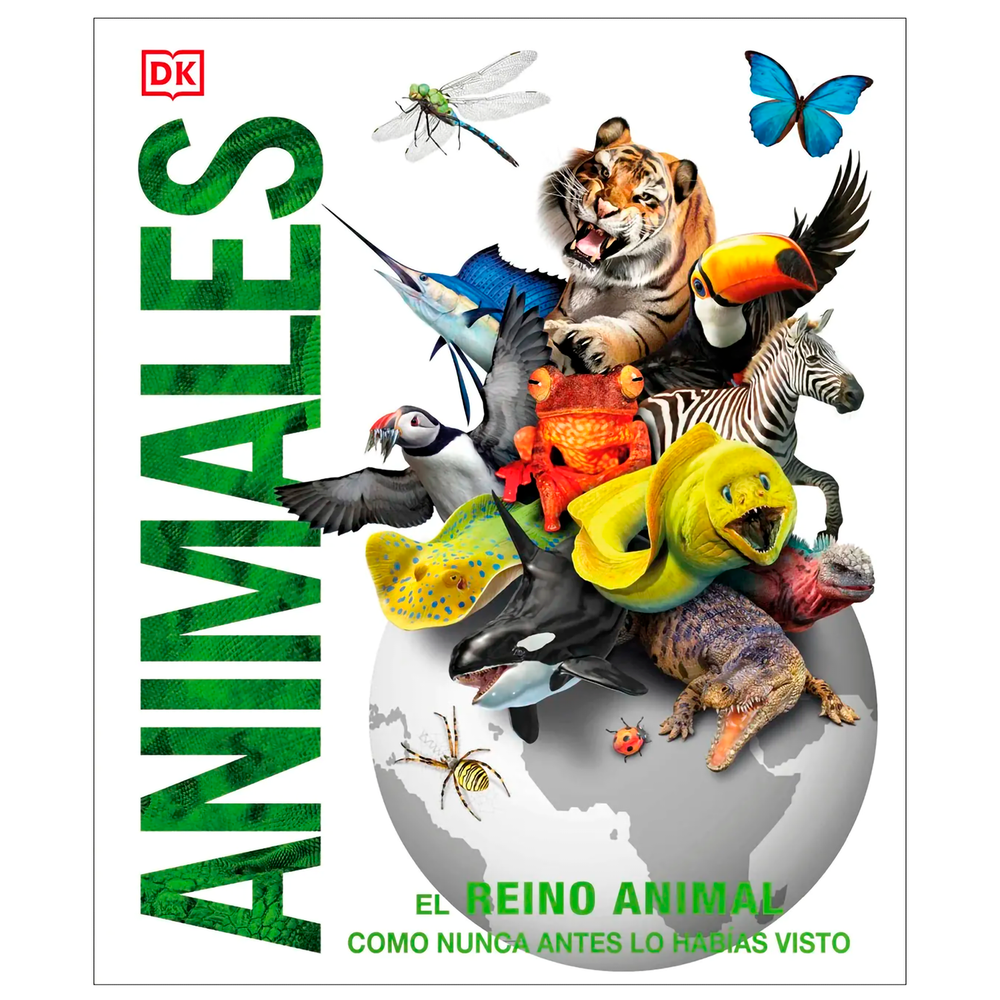 Animales. El Reino Animal Dk Libro x 1.0 ANIMALES Animales está lleno de divertidas curiosidades y datos relevantes de especies de todo el reino animal: desde las alas de un espectacular albatros a la majestuosidad del tiburón blanco, el li