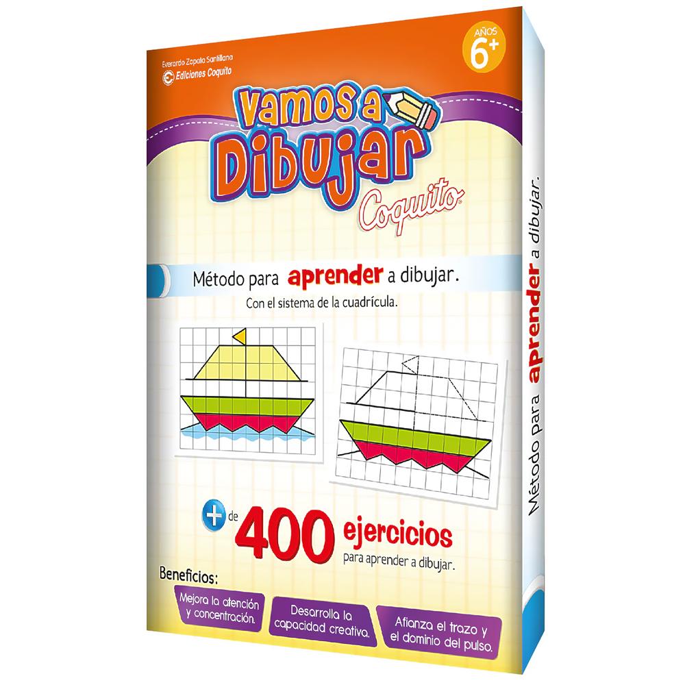 Coquito. Pack Vamos A Dibujar. 6 Tomos Distribuidora Grafica Libro x 1.0 Coquito. Pack Vamos A Dibujar. 6 Tomos   Dirigida a todos los niños y jóvenes, a partir de 6 años.  Colección de cuadernos con más de 400 ejercicios para el afianzamiento del trazo, manejo de las prop