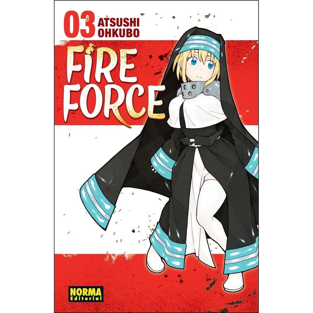 Fire Force No. 3 Editorial Norma Libro x 1.0 FIRE FORCE 03 Autores:Atsushi Ohkubo Colecciones:CÓMIC MANGA Editoriales:NORMA Editorial Series:FIRE FORCE ¿CONSEGUIRÁ SHINRA DERROTAR A LA COMANDANTE Y PONER FIN AL CONFLICTO ENTRE IRIS Y HIBA