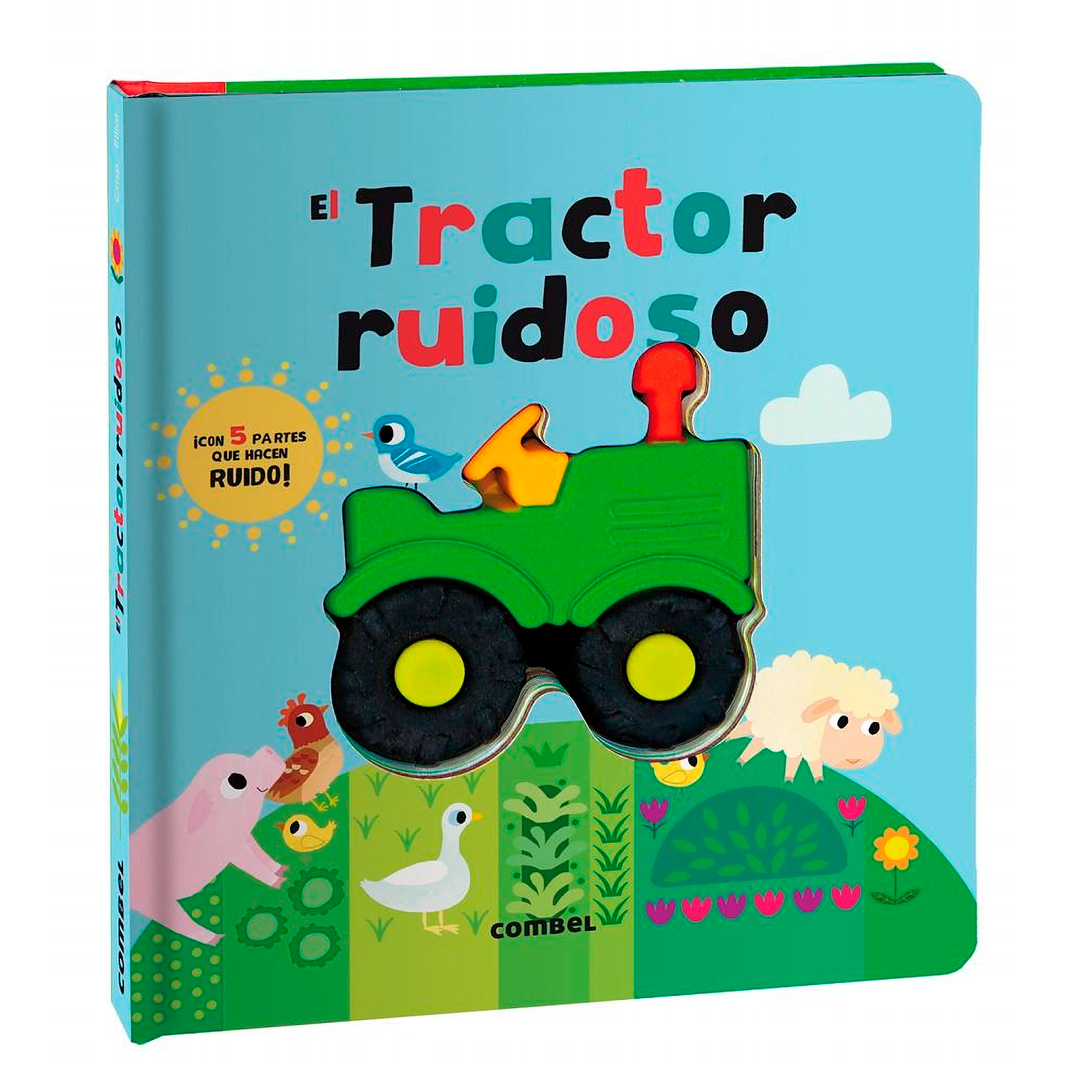 El Tractor Ruidoso. Combel Combel Libro x 1 TRACTOR RUIDOSO, EL CombelUn tractor con mecanismos sonoros recorre los alrededores de una granja donde encontrara a los pollitos y las gallinas, las ovejas, las vacas y los terneros. A los niños y la