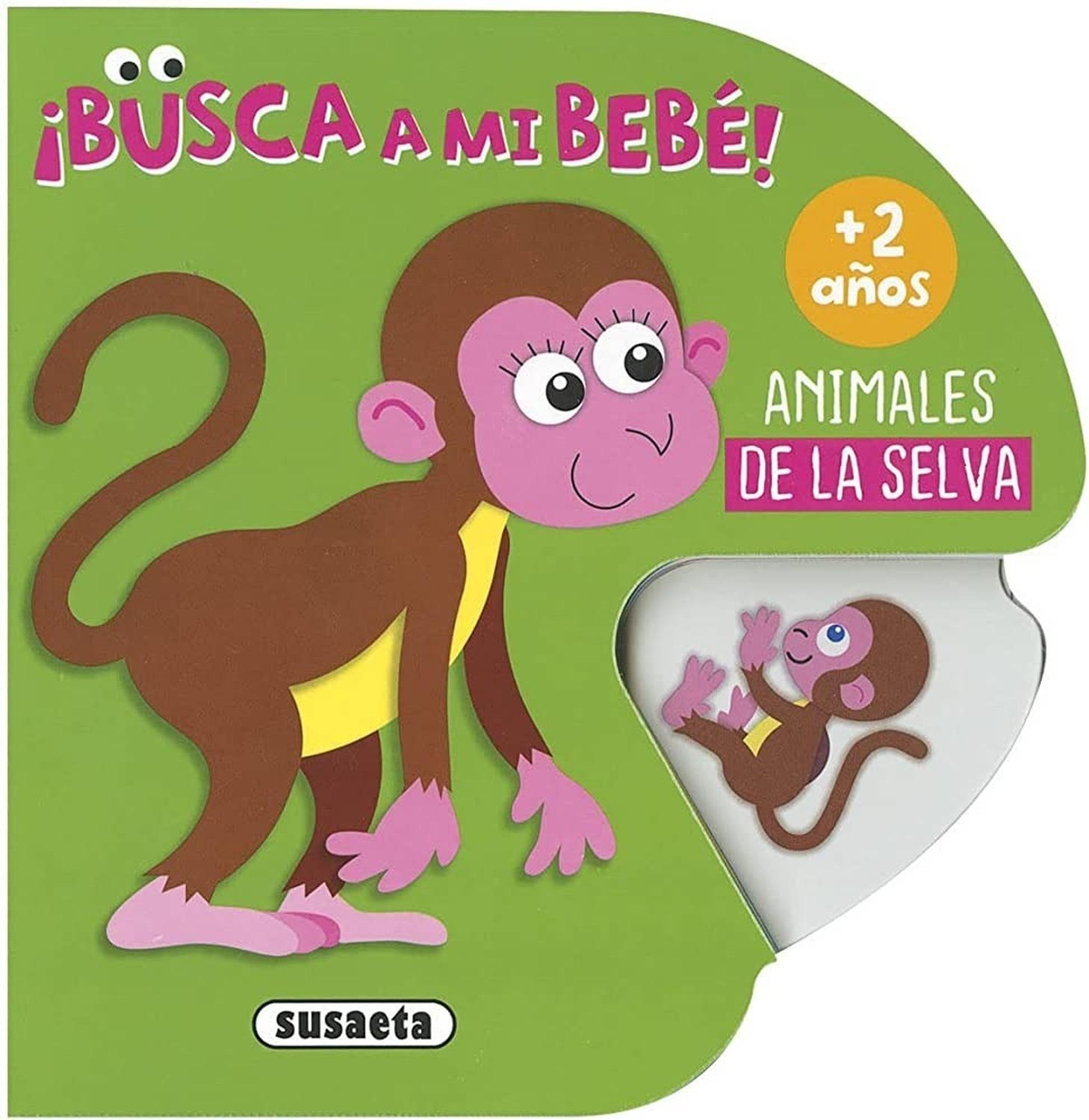 Animales De La Selva Ħbusca A Mi Bebé! Susaeta Ediciones Libro x 1 ANIMALES DE LA SELVA ĦBUSCA A MI BEBÉ!Un libro para que los pequeños que aún no saben leer desarrollen la lógica visual, haciendo girar la rueda hasta que cada mamá coincida con su bebé.Ficha técnica 