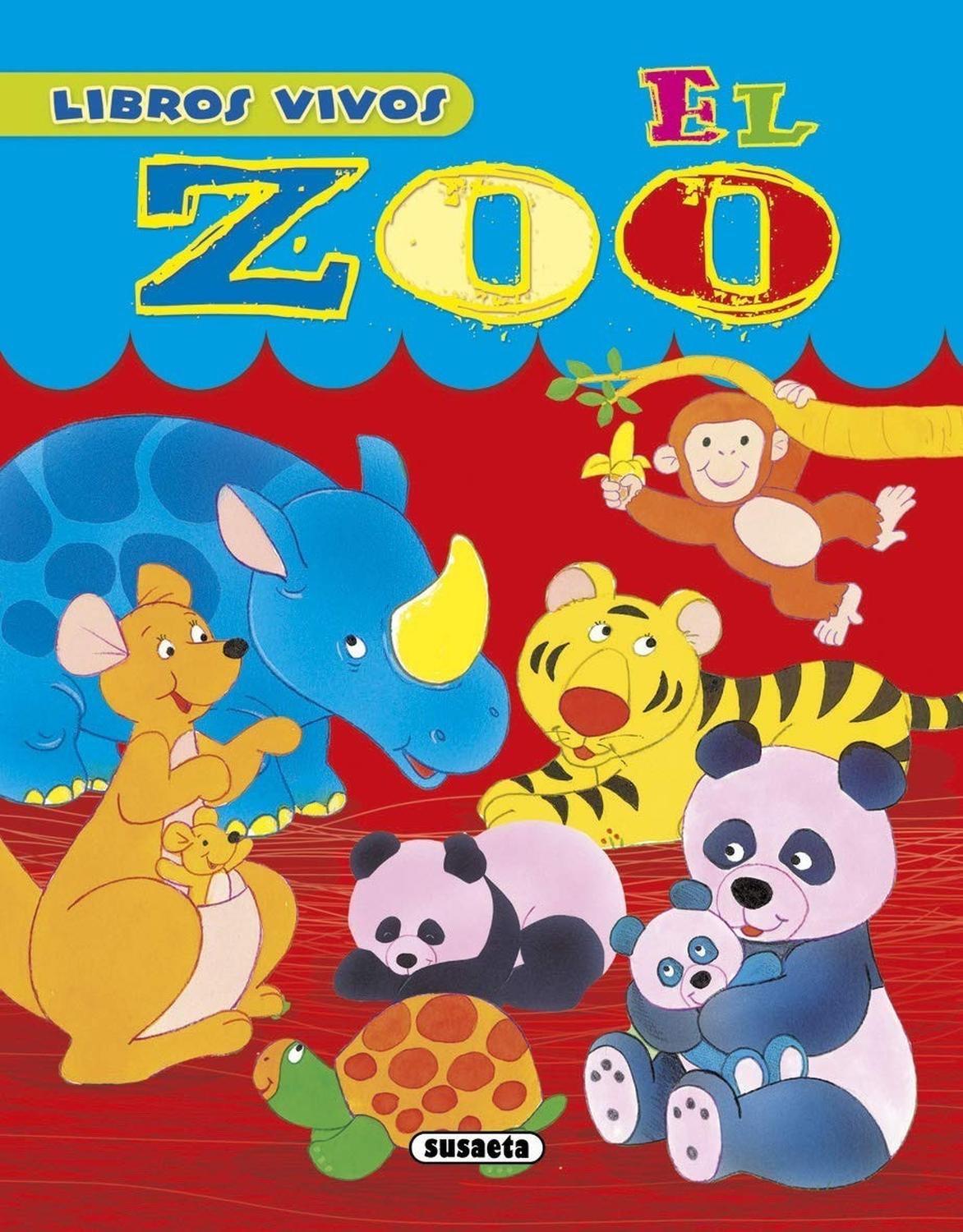 El Zoo. Libros Vivos Susaeta Ediciones Libro x 1 EL ZOO -LIBROS VIVOS-Un sorprendente libro con desplegables, lleno de ilustraciones a todo color de los simpáticos animales del zoo, con textos sencillos y en rima para divertir a todos los lectores q