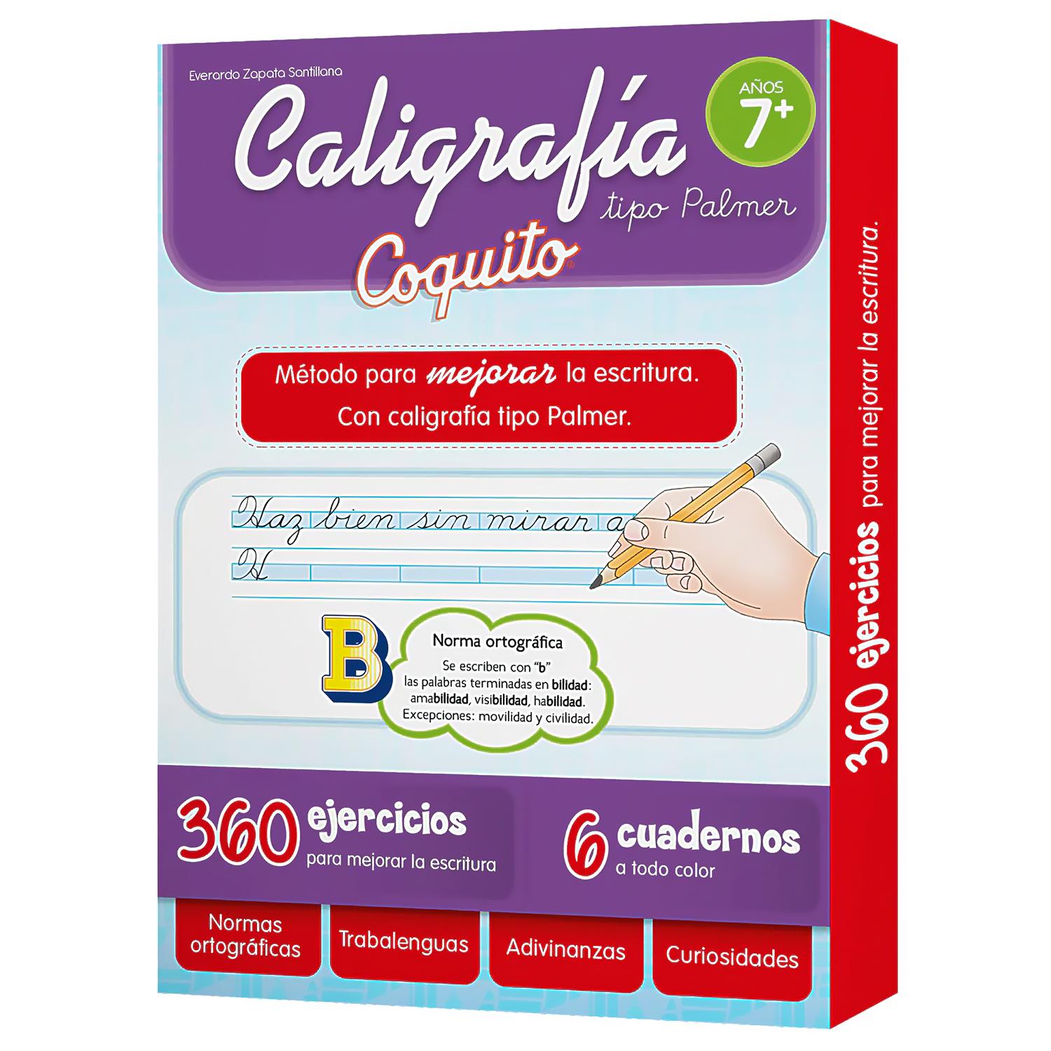 Coquito. Pack Caligrafía. 6 Tomos Distribuidora Grafica Libro x 1  