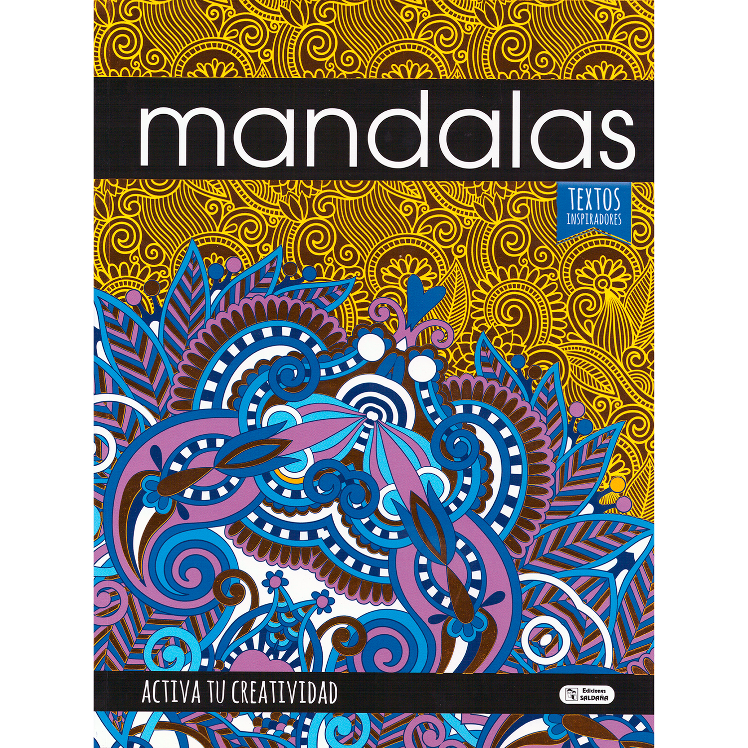 Mandalas Azul. Activa Tu Creatividad Ediciones Saldana Libro x 1 