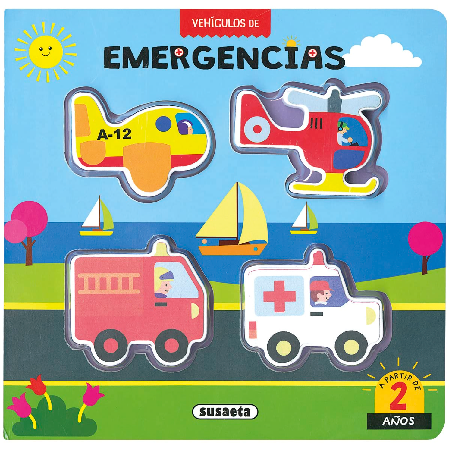 Vehículos De Emergencias. Busca Y Encaja Los Vehículos Susaeta Libro x 1 VEHICULOS DE EMERGENCIASSe ha declarado un incendio en el bosque y todos los vehículos entran en acción: la ambulancia, el camión de bomberos, el hidroavión y el helicóptero. żSabes qué hace cada uno?