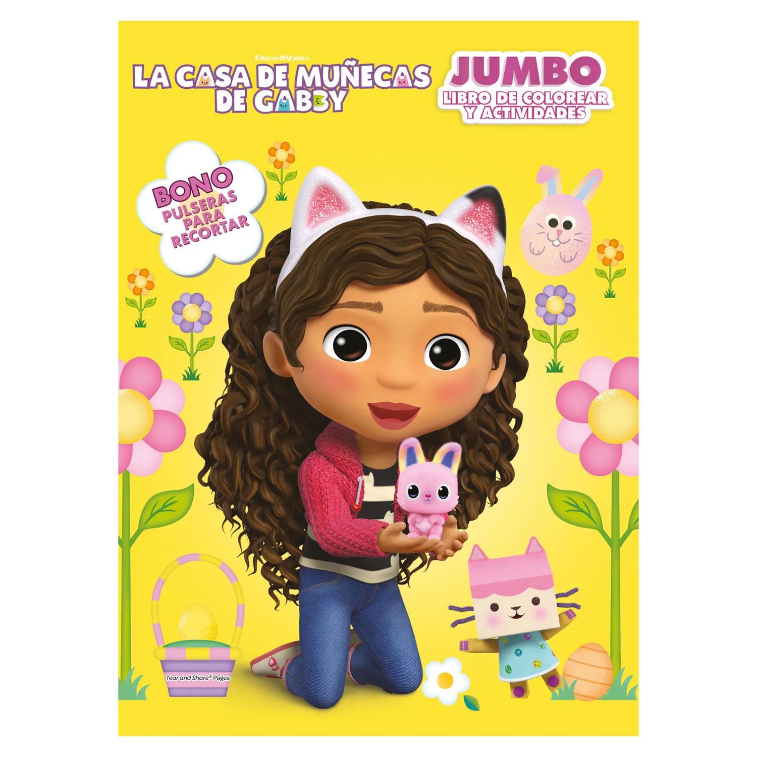 La Casa De Muñecas De Gabby. Jumbo Libro De Colorear Altea Libro x 1 CASA MUÑECAS GABBY. LA JUMBO COLOR Y ACDos nuevos libros de actividades y colorear con uno de los personajes más queridos por niños y niñas en Netflix. Un divertido libro de actividades con pulseras r