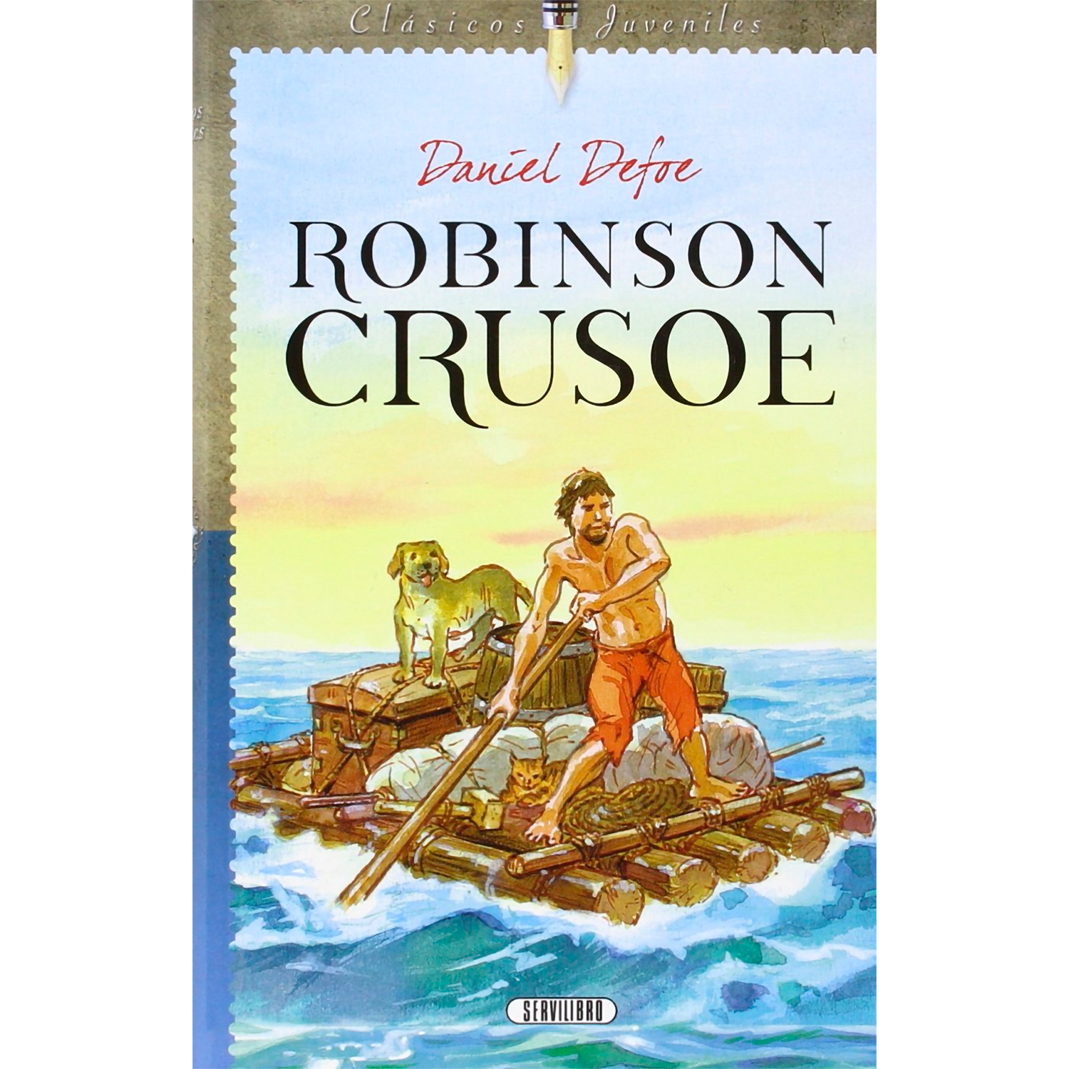 Robinson Crusoe. Daniel Defoe Susaeta Libro x 1 ROBINSON CRUSOE (CLASICO JUVENIL)Editorial Servilibro Ediciones S.A.Edición 1Ş ed. (09/11/2014)Páginas 192Dimensiones 14x22 cmIdioma EspañolISBN 9788490051016ISBN-10 8490051011Encuadernación Tapa blan