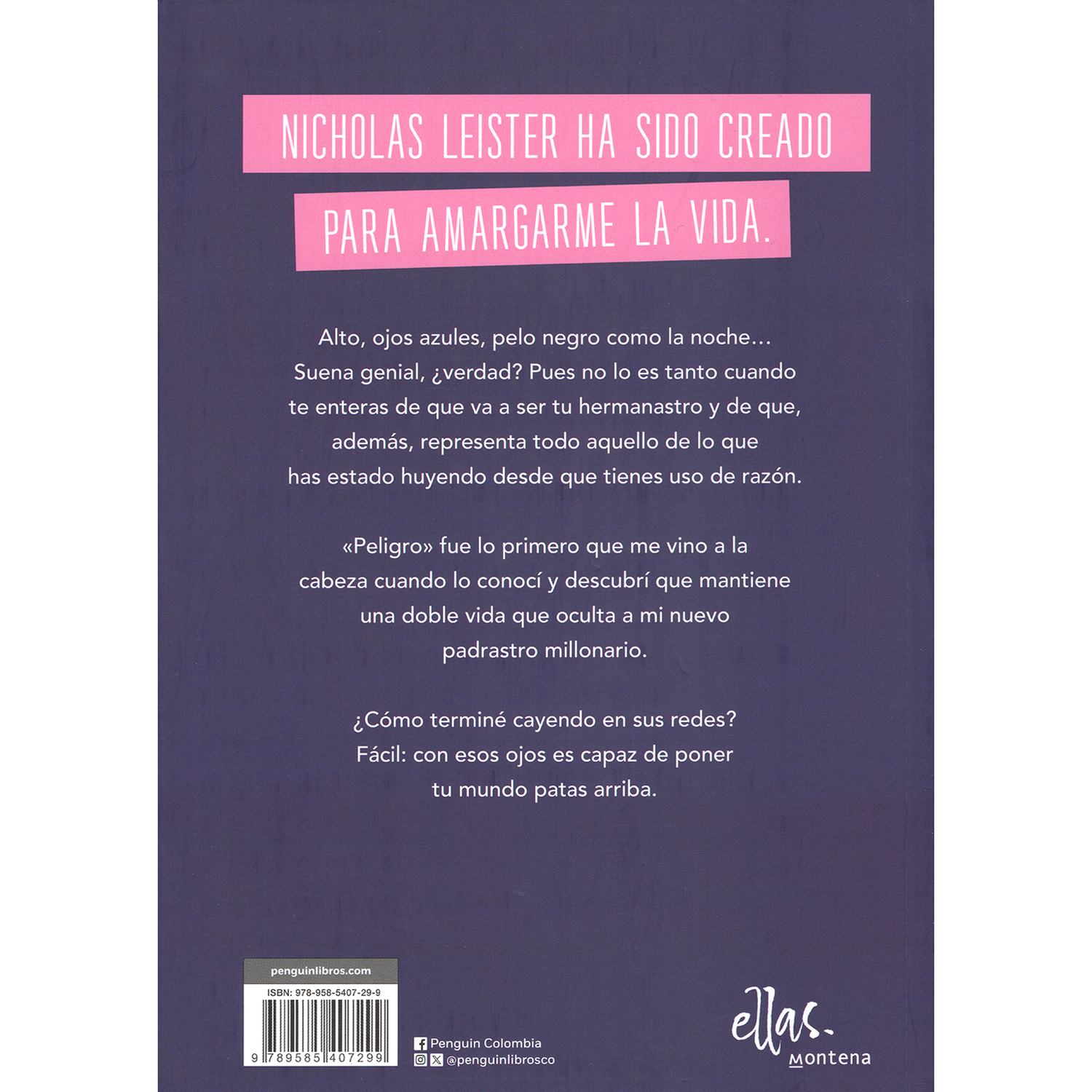 Culpa Mía. Mercedes Ron Montena  x 1 Culpa míaAutor: Mercedes RonEditorial: MontenaCategoría: Libros de literaturaTema: Libros par jovenesAño: 2017Idioma: EspañolN° páginas: 445Encuadernación: Tapa blandaISBN: 9789585407299N° edición: 1C