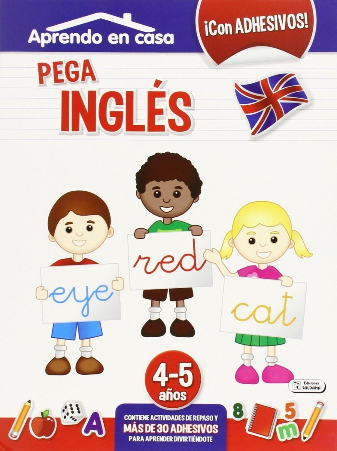 Aprendo En Casa. Pega Ingles. 4-5 Años Ediciones Saldana Libro x 1 PEGA INGLES (4-5 AÑOS) APRENDO EN CASAActividades de repaso con adhesivos, para aprender divirtiéndoteNş de páginas: 20Editorial: SALDAÑAIdioma: CASTELLANOEncuadernación: Tapa blandaISBN: 843602677638