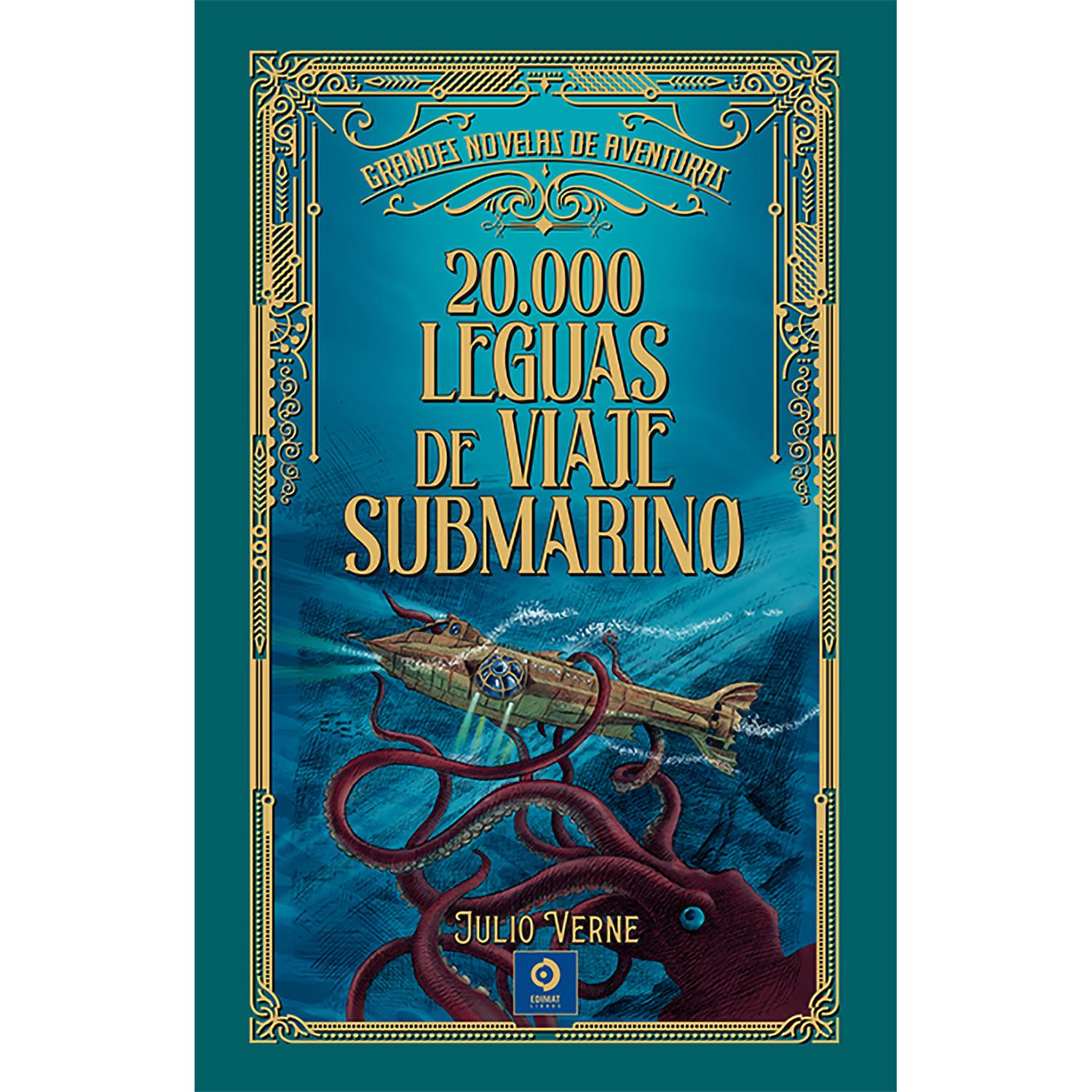 20.000 Leguas De Viaje Submarino. Julio Verne (T.D) Edimat Libro x 1 20.000 LEGUAS DE VIAJE SUBMARINO-G.Nov.Avent.-(T.DVeinte mil leguas de viaje submarino es una de las obras más conocidas del escritor francés Julio Verne. Publicada por primera vez en 1870. La histori