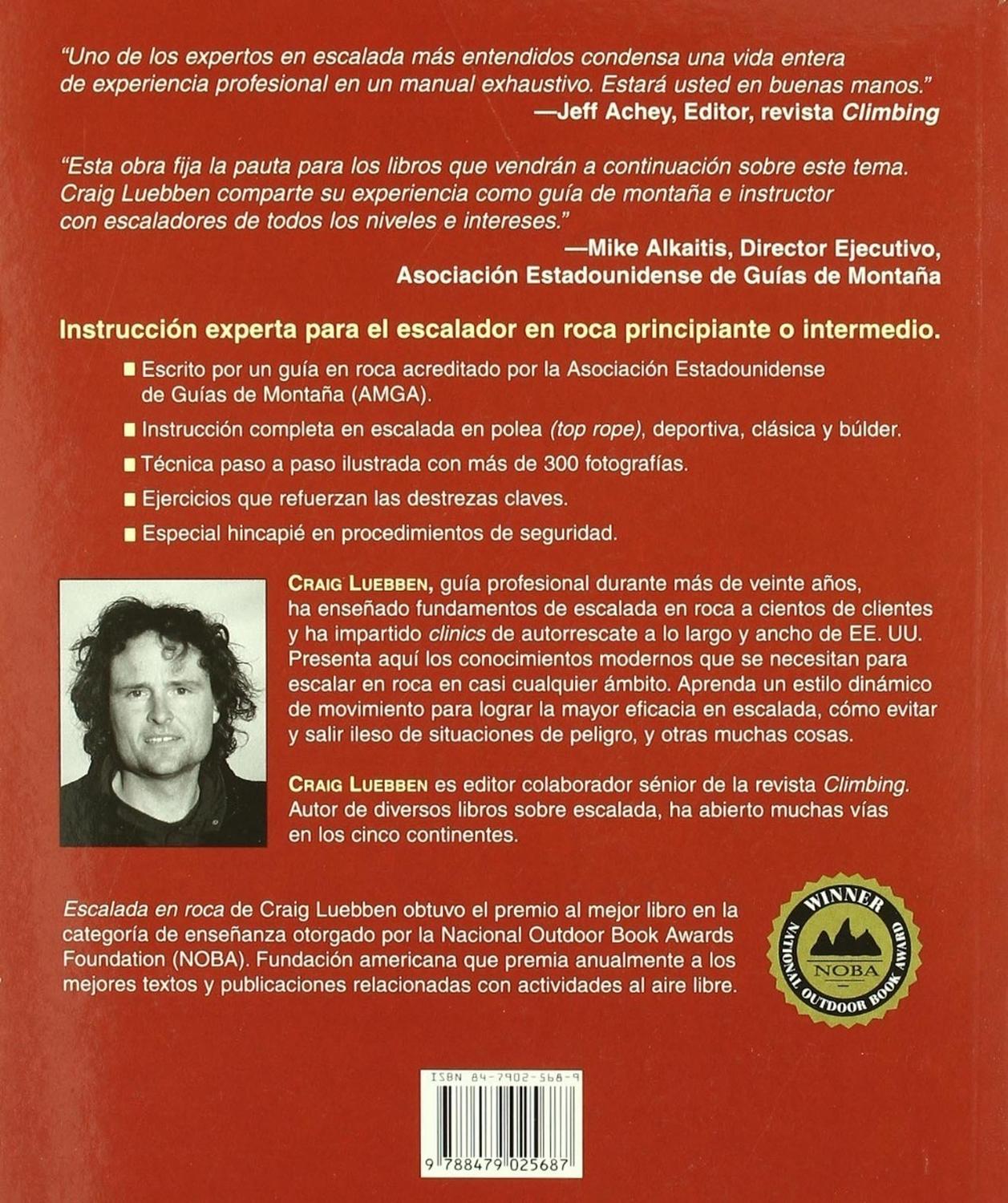 Escalada En Roca. Manual Para El Dominio De Las Técnicas Ediciones Tutor,S.A. Libro x 1  