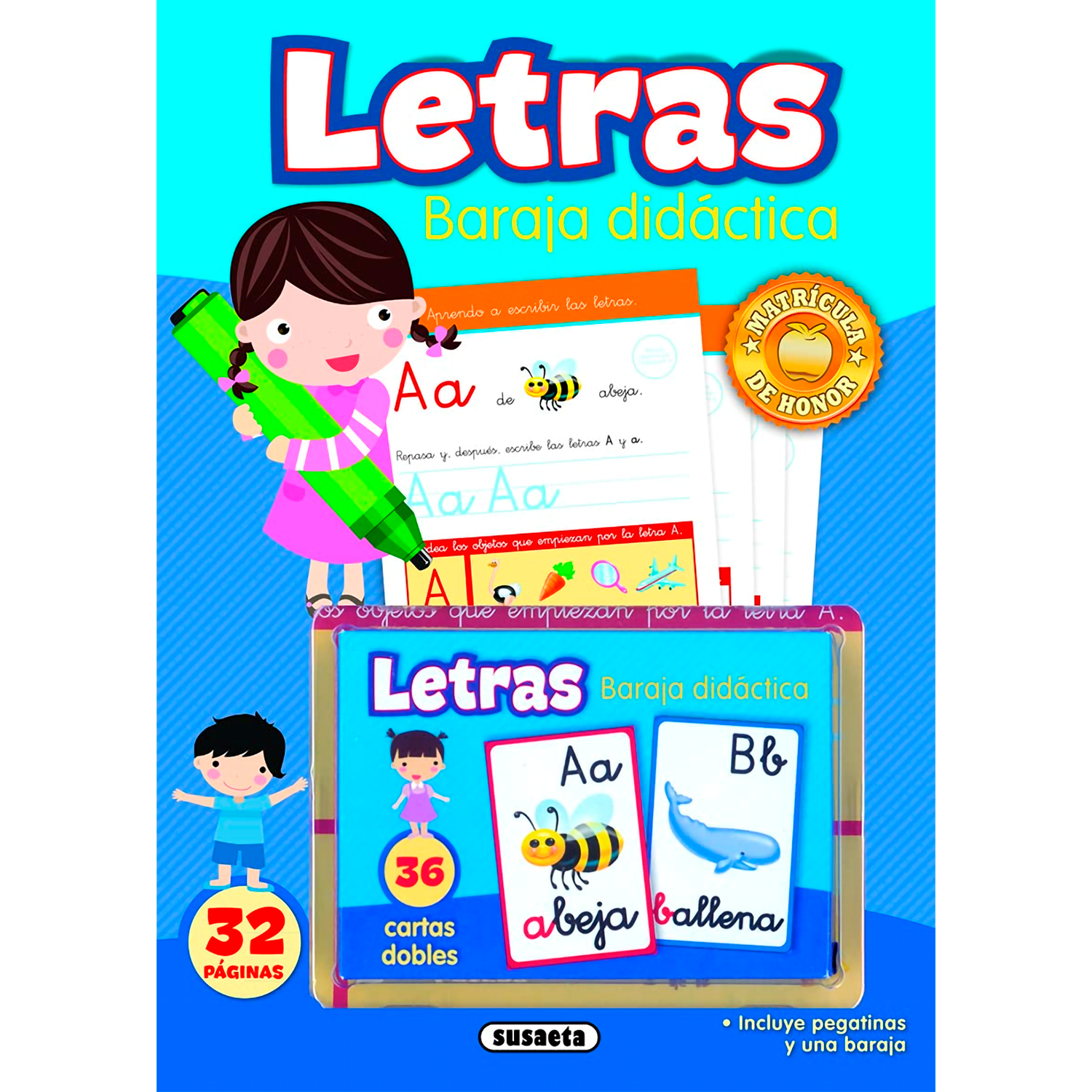 Letras. Baraja Didáctica Susaeta Libro x 1  