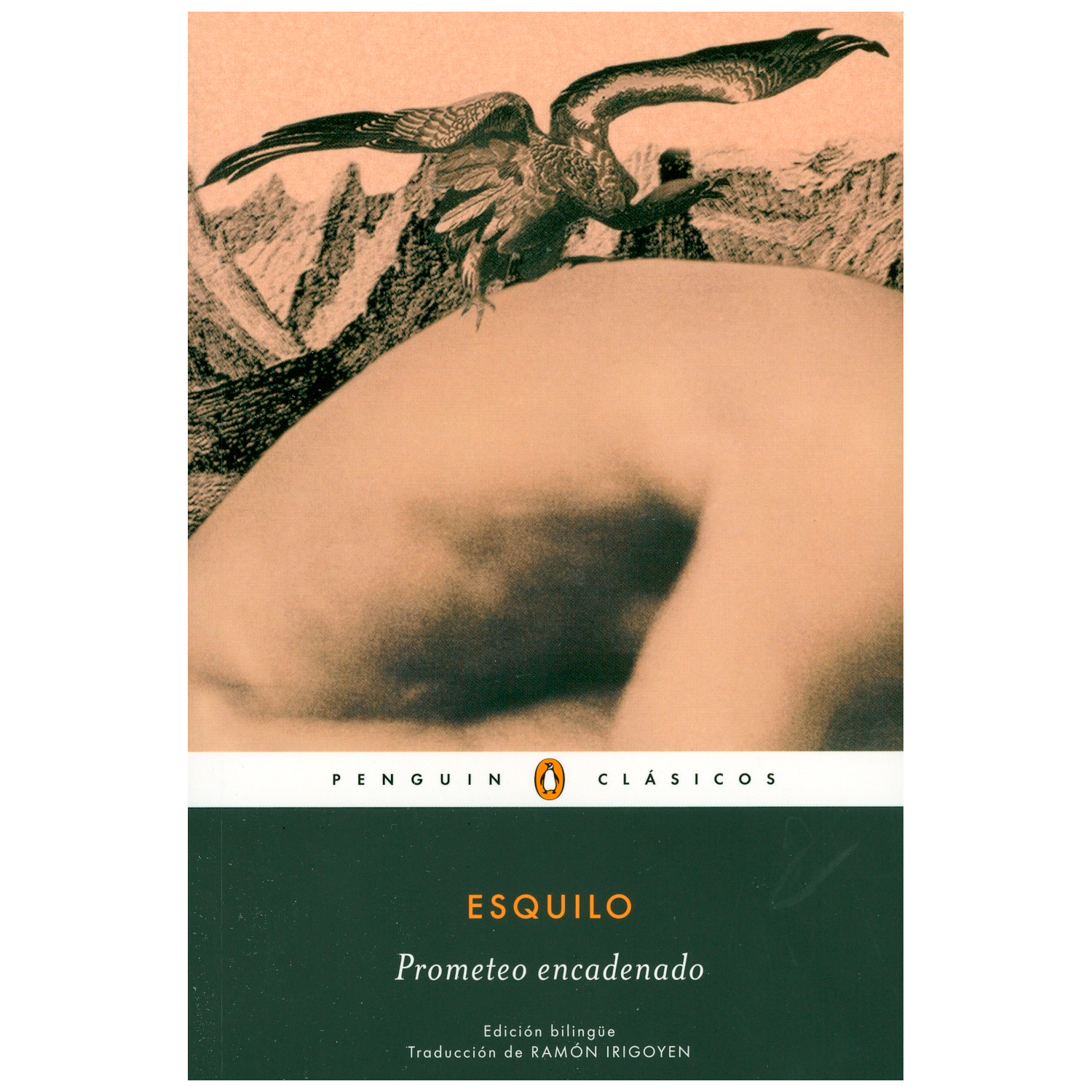 Prometeo Encadenado. Esquilo Penguin Clasicos  x 1 PROMETEO ENCADENADOEl destino, el sufrimiento y el poder divino: los grandes temas de latragedia griega se reúnen en esta obraSe cree que Esquilo escribió la tragedia Prometeo encadenado como partede 