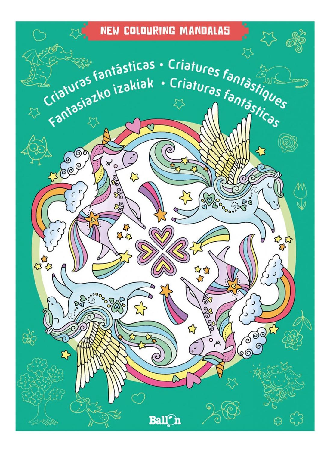 Criaturas Fantasticas. Color Mandalas Ballon Libro x 1 New Colouring Mandalas-Criaturas FantásticasĦCoge tus lápices de colores y llena de alegría los magníficos mandalas de este libro! Páginas repletas de originales motivos y delicados detalles que estim