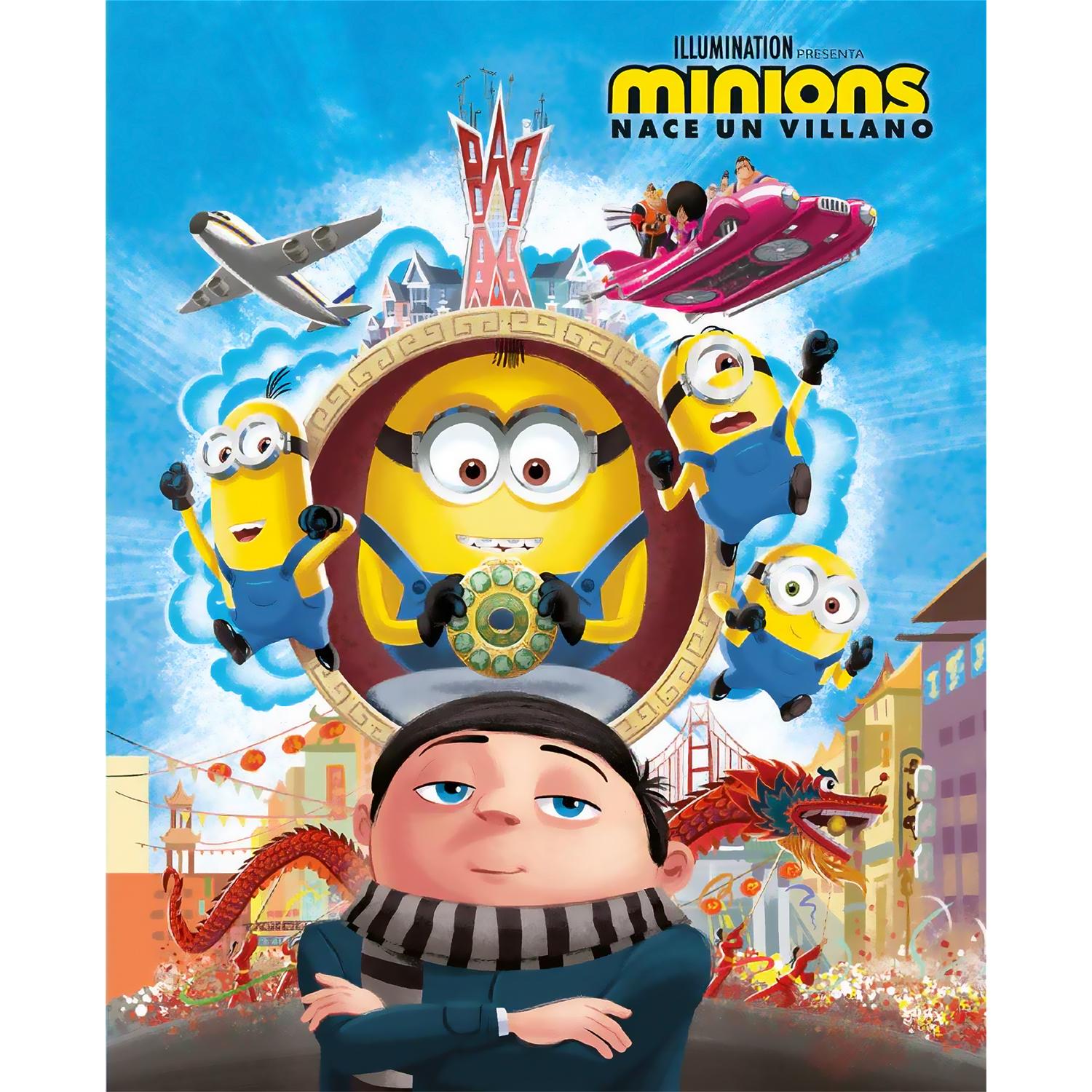 Minions 4. Nace un villano Altea Libro x 1 MINIONS NACE UN VILLANOCon el estreno mundial de Nace un villano, la última película de los Minions, el 1ş de julio, llega una nueva serie de libros con estos graciosos personaje.Formato: Libro Físico