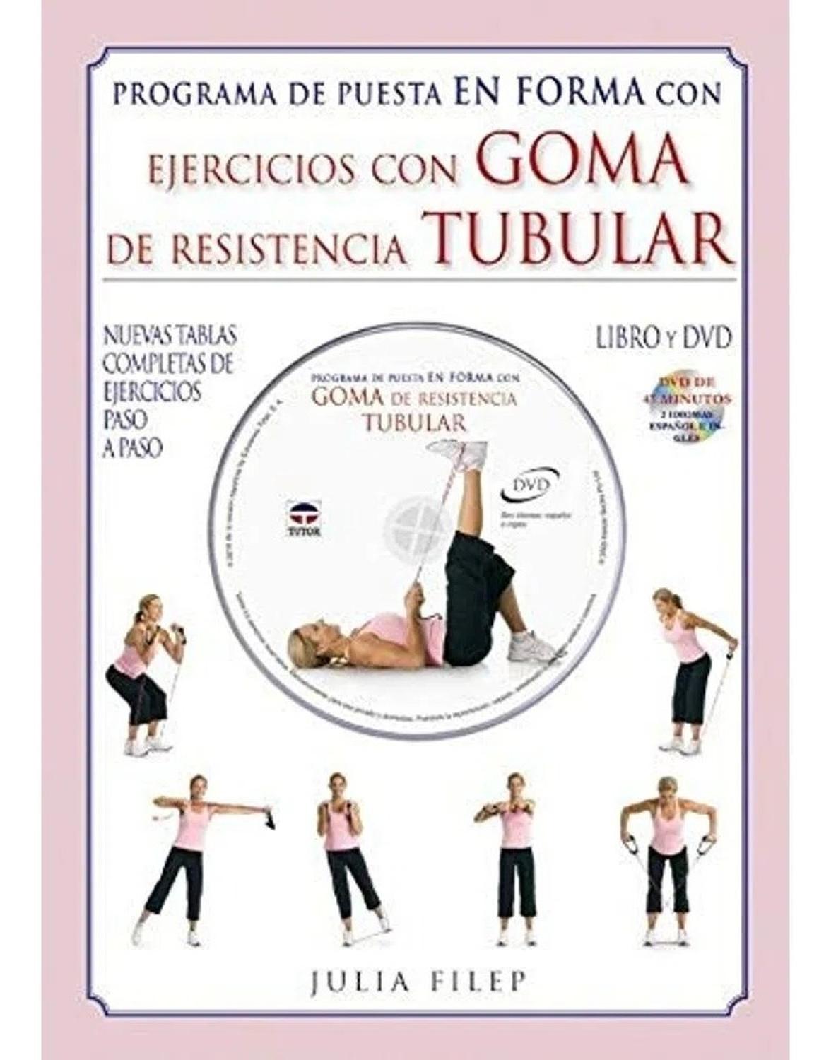 Programa Puesta En Forma Con Ejercicios Goma De Resistencia Ediciones Tutor,S.A. Libro x 1 