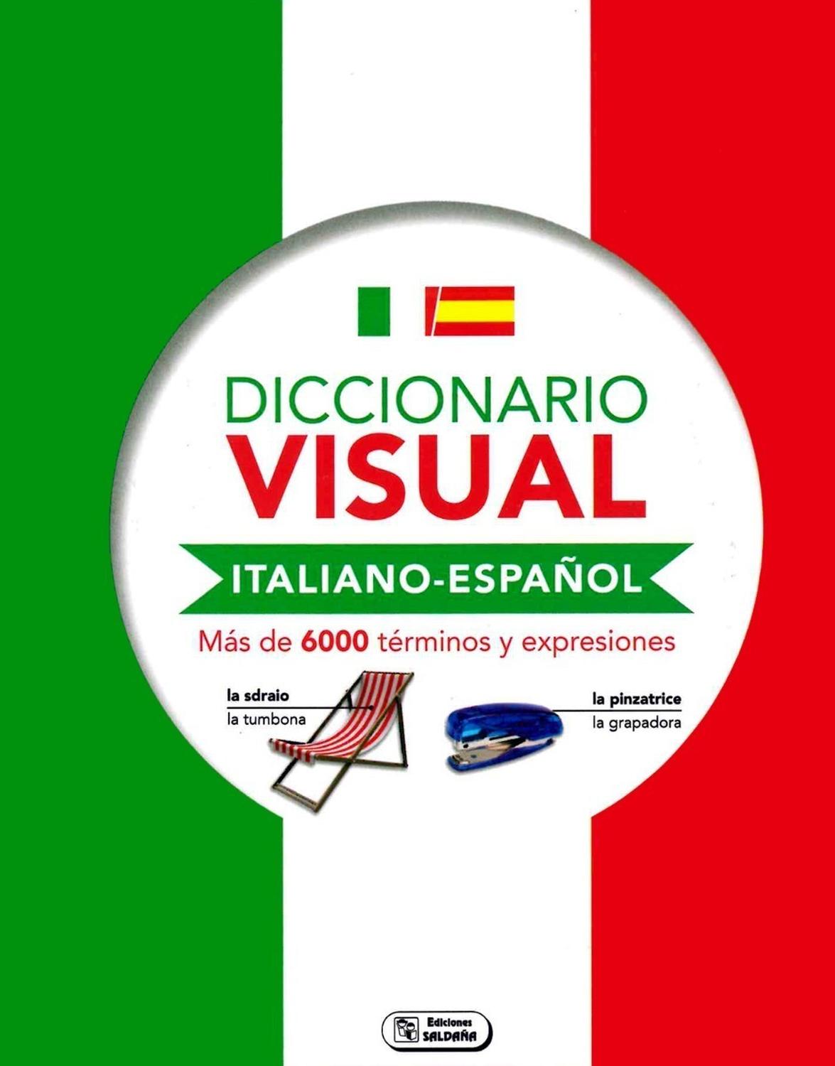 Diccionario Visual. Italiano - Español Ediciones Saldana Libro x 1  