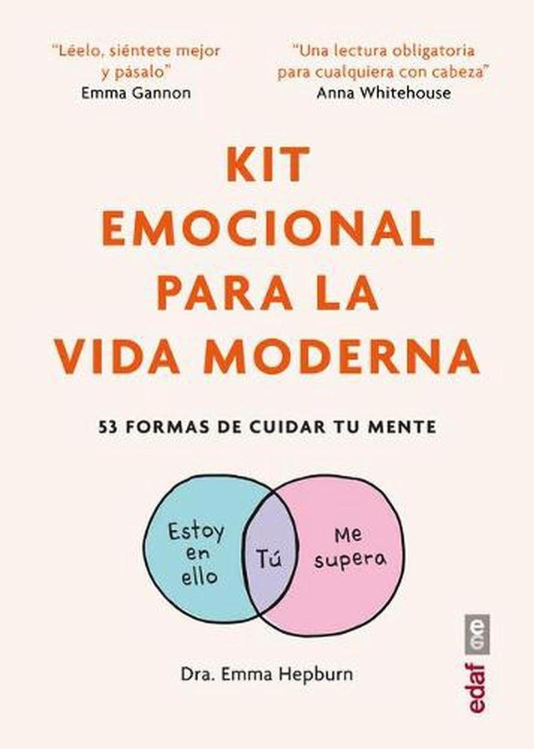 Kit Emocional Para La Vida Moderna. 53 Formas De Cuidar Edaf Libro x 1 KIT EMOCIONAL PARA LA VIDA MODERNA (22)En este libro, entretenido a la par que repleto de sabiduría, la Dra. Emma Hepburn, psicóloga clínica, nos presenta sus herramientas más prácticas y eficaces dir
