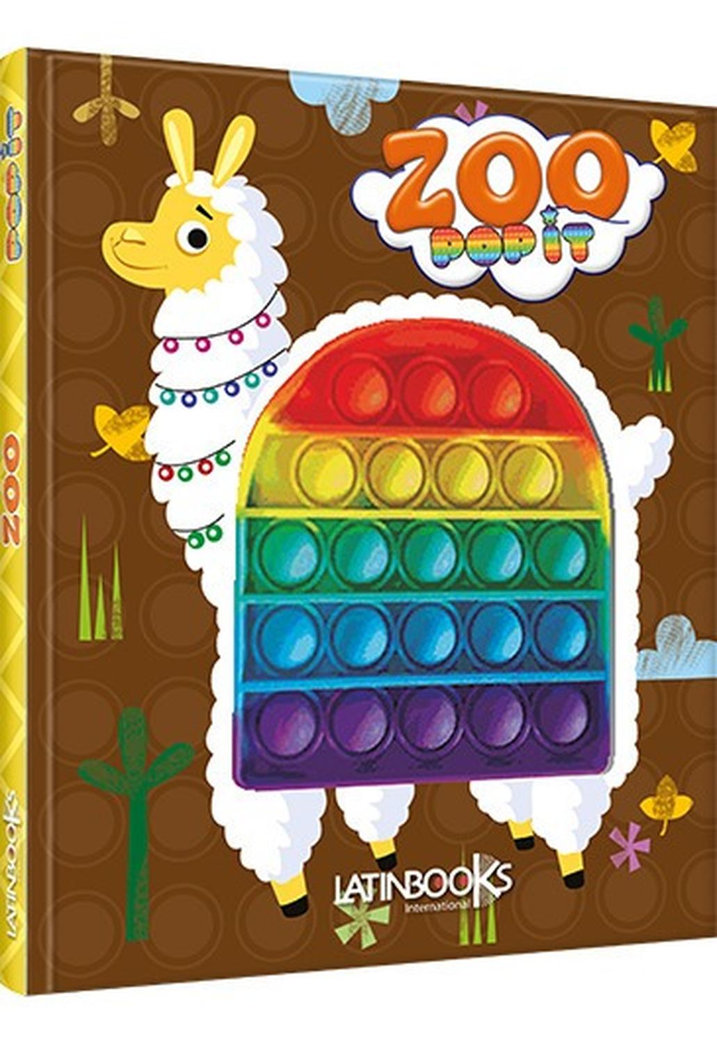 Zoo. Pop It Generico  x 1 Zoo. Pop ItA través de las entretenidas páginas, irás conociendo fantásticos personajes y los acompañarás en sus aventuras. Cada título trae incorporado un tablero Pop It, con suaves botones siliconad
