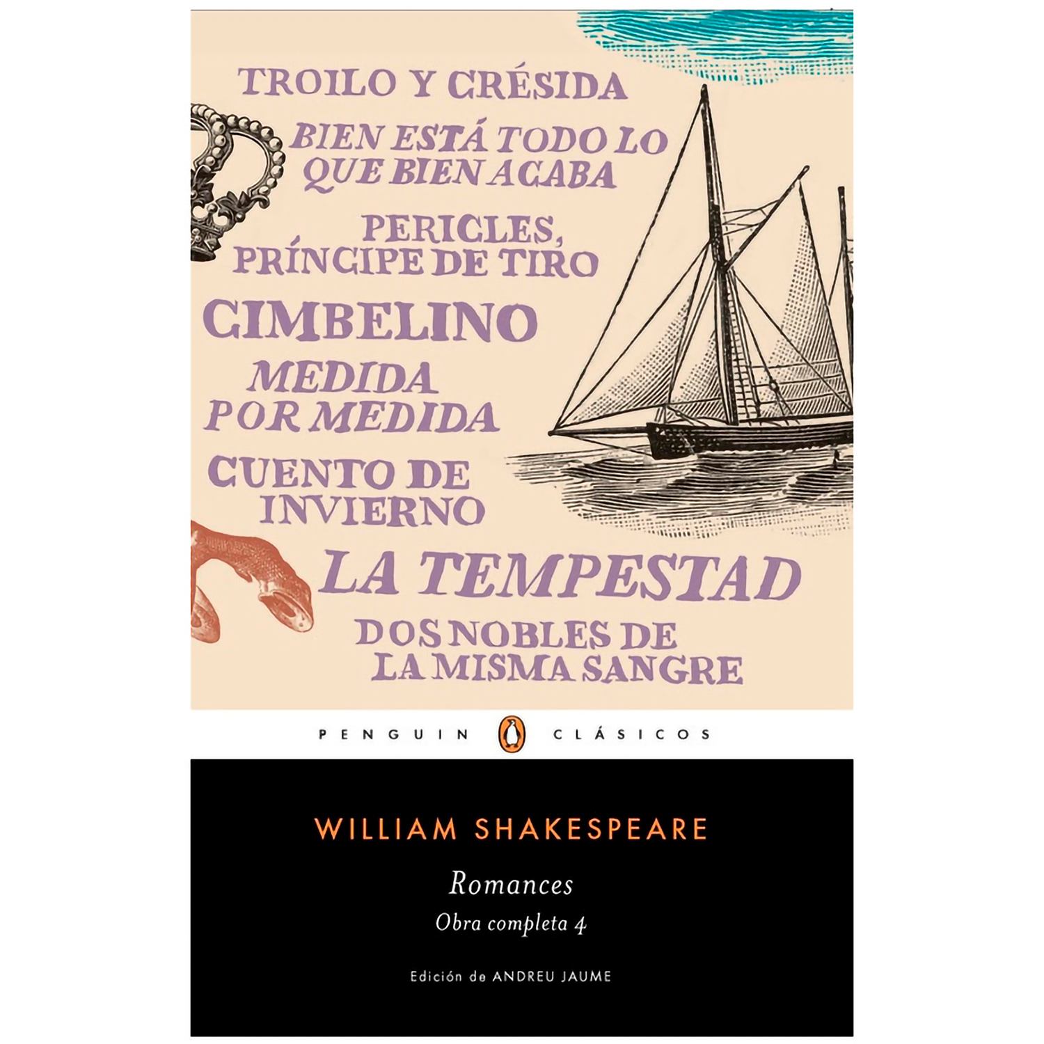 Romances. Obra Completa 4. William Shakespeare Penguin Clasicos  x 1 ROMANCES. OBRA COMPLETA 4ĞQué más ves en el abismo oscuro del pasado?ğLa tempestad, I, iiEl presente volumen reúne la producción tardía de Shakespeare, quemuestra sus creaciones más claroscuras, desde