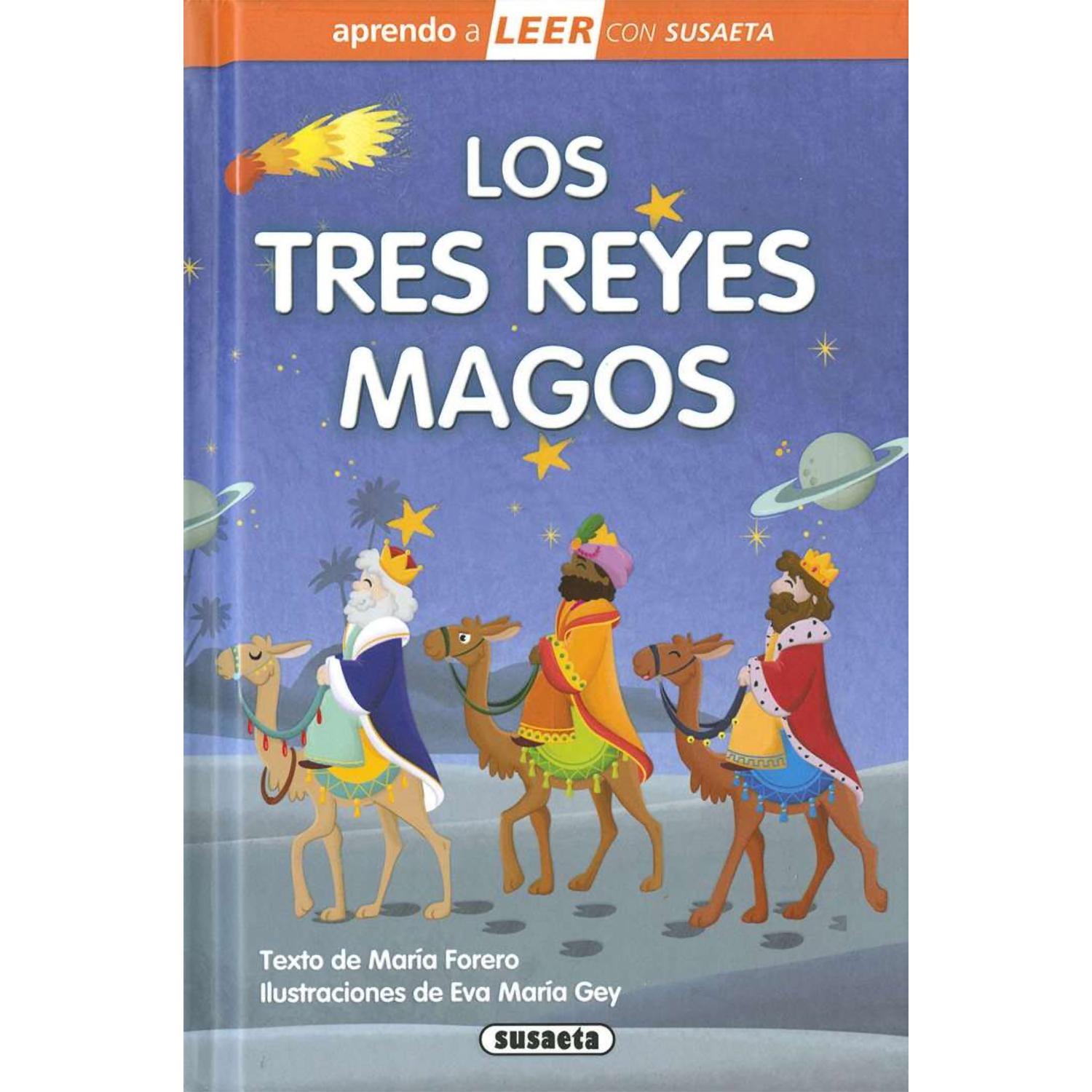 Los Tres Reyes Magos (T.D) Nivel 0 Susaeta Libro x 1 LOS TRES REYES MAGOS (T.D), NIVEL 0Este libro te ofrece la historia de los tres Reyes Magos, hombres muy sabios que, dejándose guiar por sus conocimientos, salieron de viaje, sabiendo que un gran prod