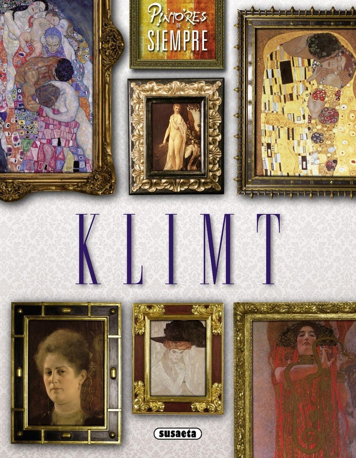 Klimt. Pintores De Siempre Susaeta Ediciones Libro x 1 KLIMT - PINTORES DE SIEMPRELa obra de Gustav Klimt (1862-1918) combina el decorativismo con el naturalismo expresivo de los sentimientos humanos, propio de la propuesta de la Sezession vienesa. Alegor