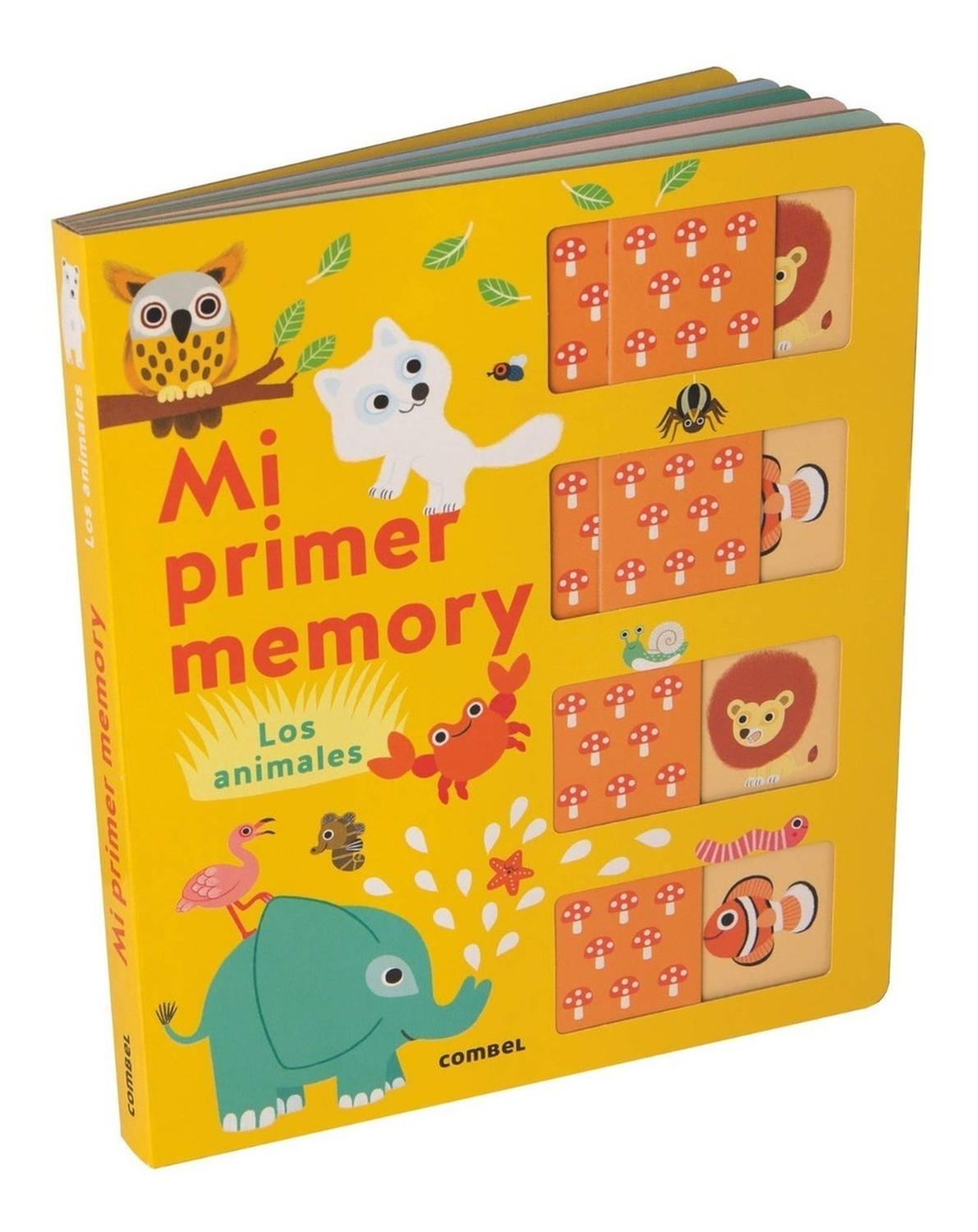 Mi Primer Memory. Los Animales (t.d) Combel Editorial Libro x 1 MI PRIMER MEMORY. LOS ANIMALES td CombelUn libro con cinco propuestas del juego del memory para aprender los nombres de los animales de cinco hábitats diferentes: el campo, la sabana, el bosque, la ba
