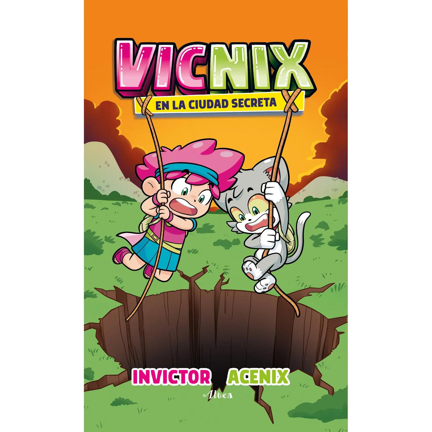 Vicnix 2 En La Ciudad Secreta Altea Libro x 1 VICNIX 2 - EN LA CIUDAD SECRETAInvictor y Acenix siempre han querido salvar el mundo para conseguir el título oficial de héroes. Ahora que el agua de todo el planeta está contaminada, ha llegado el mo