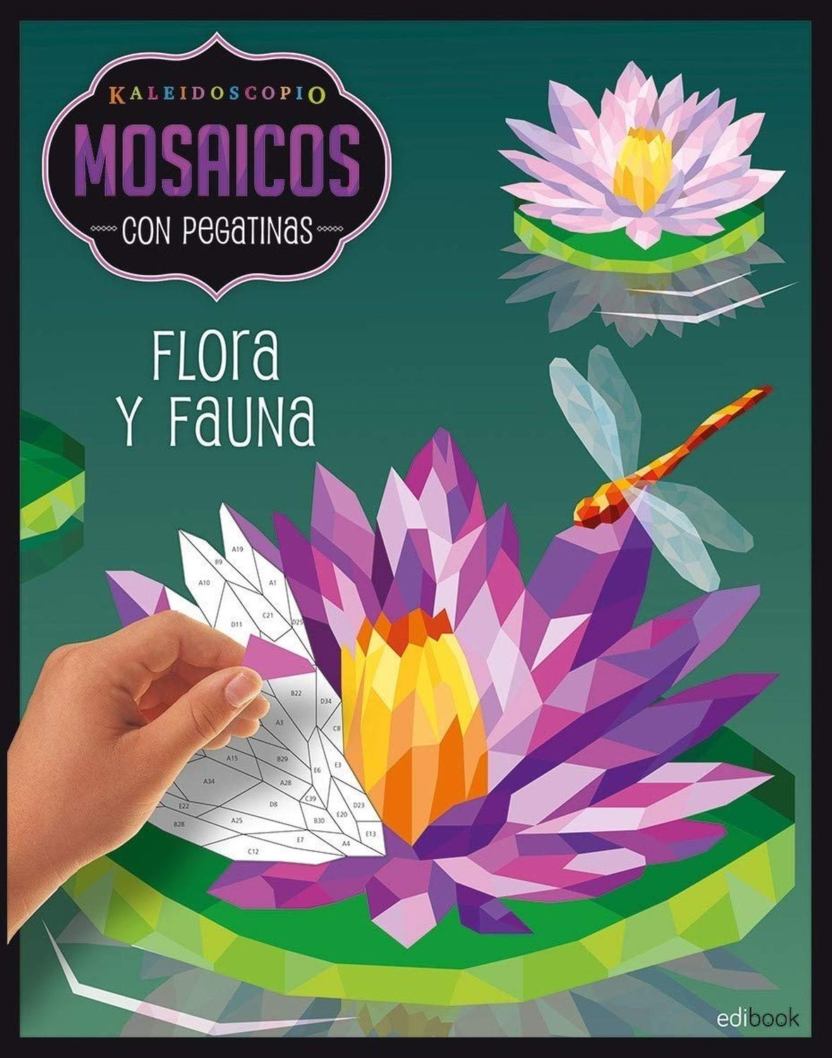 Kaleidoscopio. Mosaicos Con Pegatinas. Flora Y Fauna Edibook Libro x 1