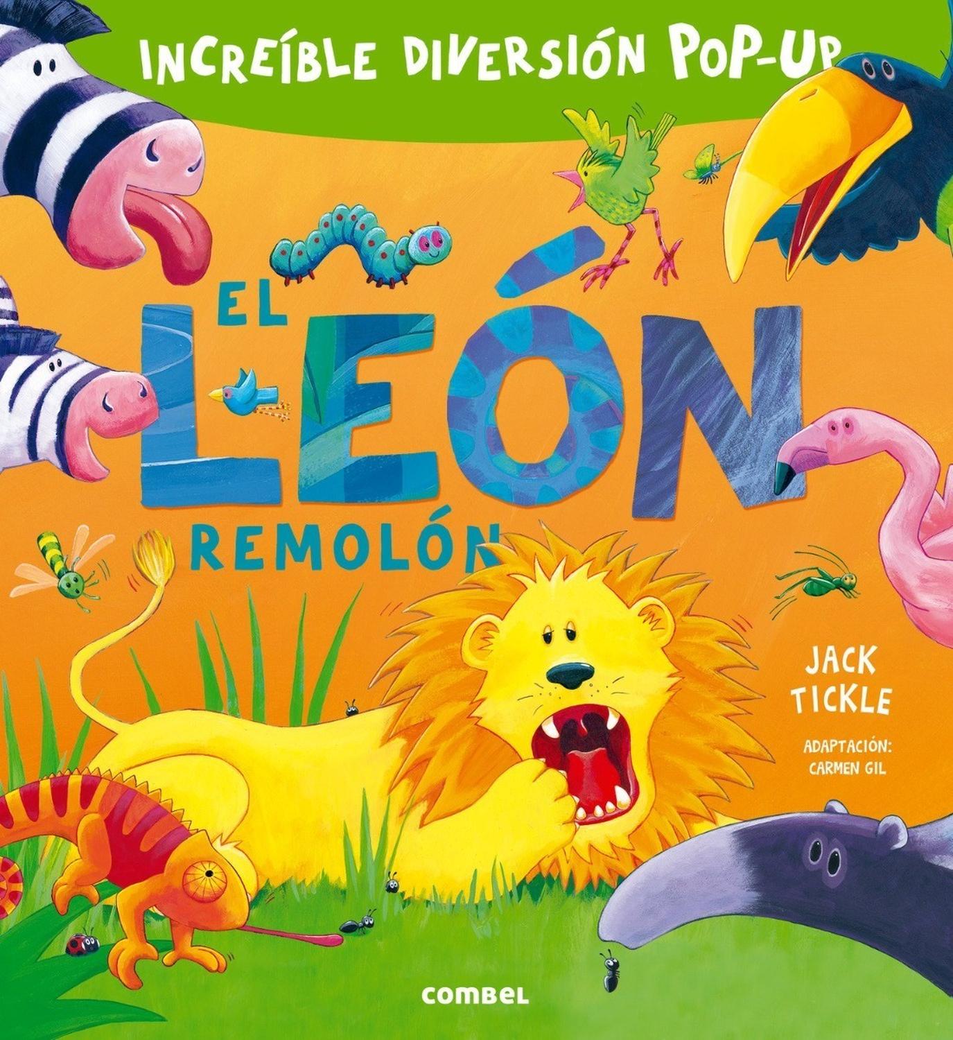 El León Remolón. Pop Up (t.d) Combel Editorial Libro x 1 