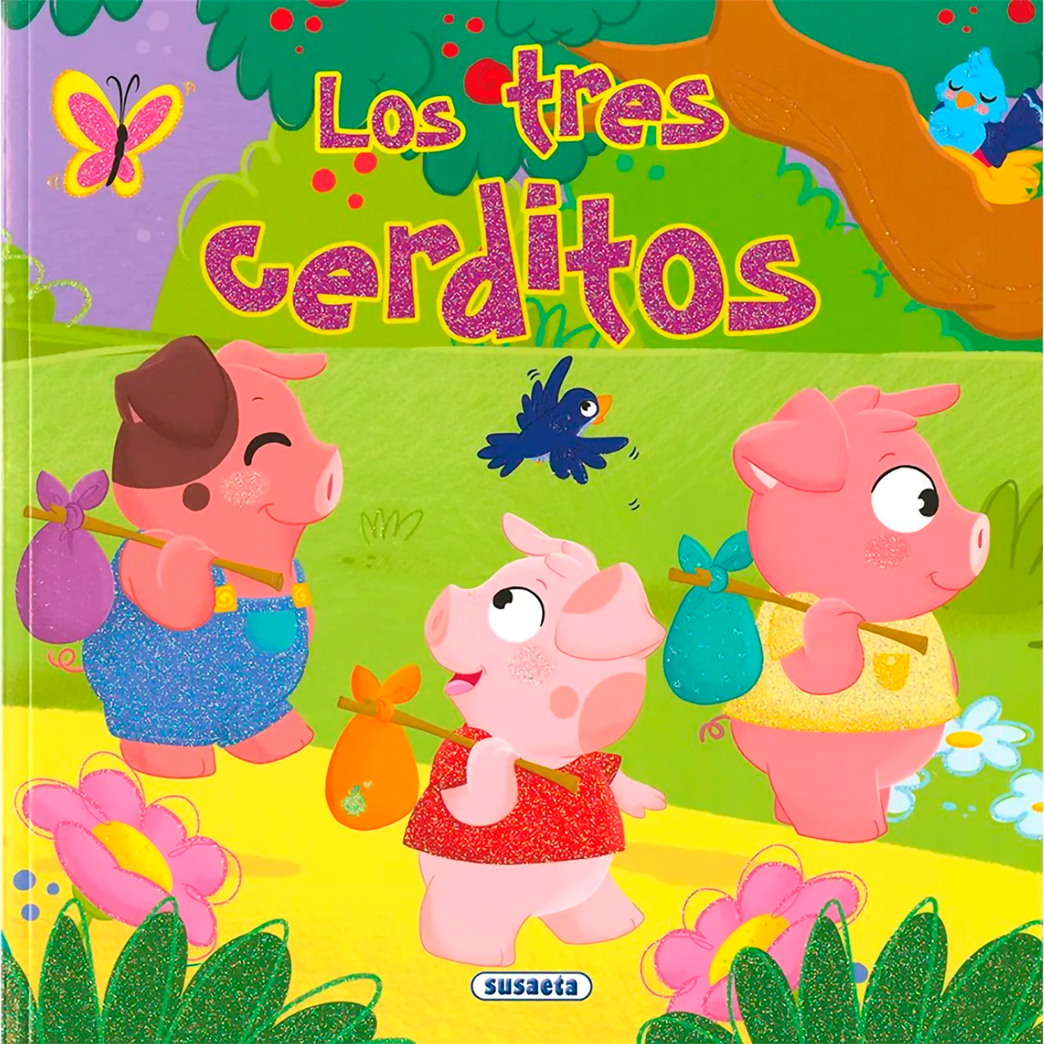 Los Tres Cerditos. Clásicos Para niños Susaeta Libro x 1 LOS TRES CERDITOSHabía una vez tres hermanos cerditos que, aburridos de vivir en una granja, decidieron construirse una bonita casa en el bosque. Así comienza la emocionante historia de los tres cerdi