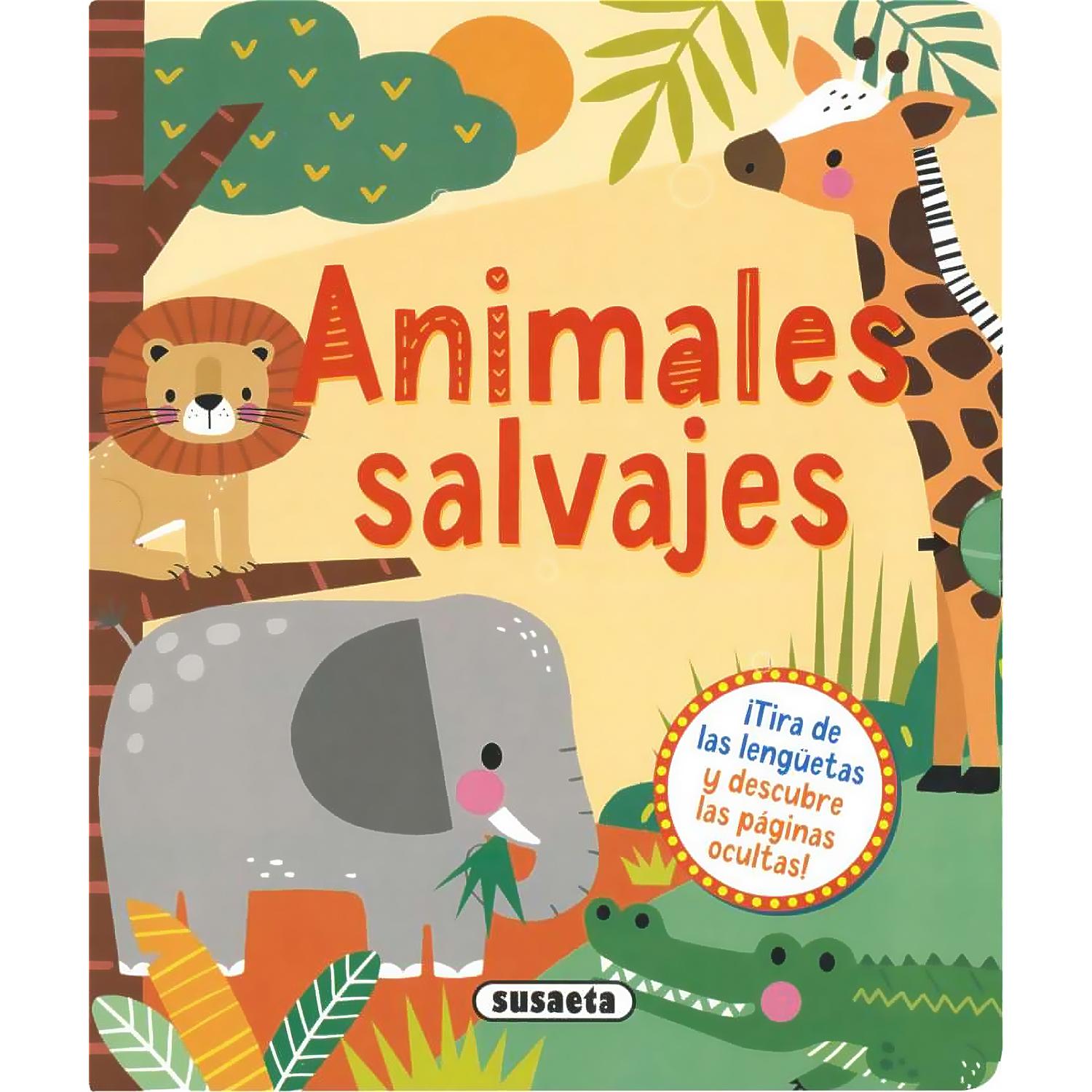 Animales Salvajes. Páginas Ocultas Susaeta Libro x 1