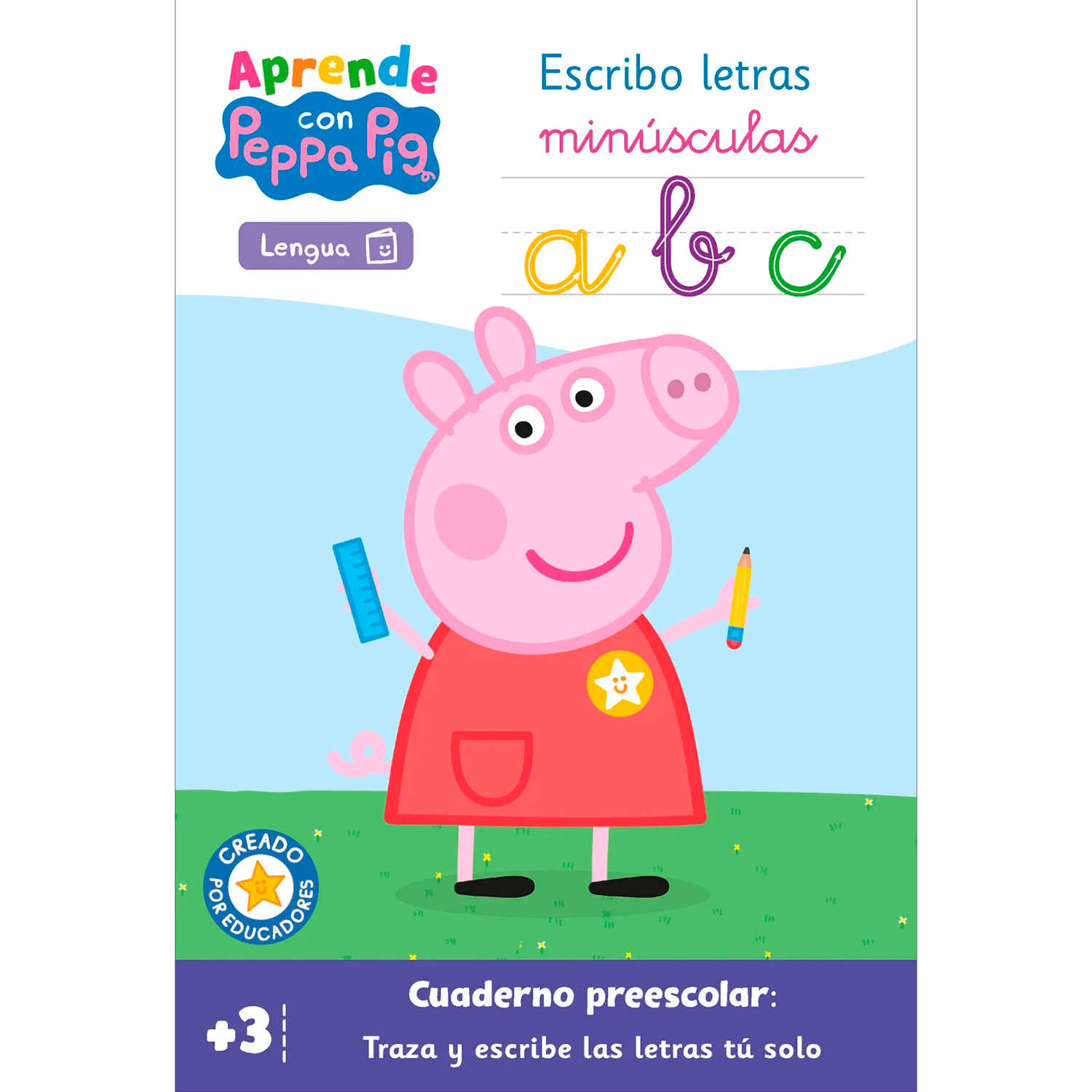 Aprende Lengua Con Peppa Pig. Escribo Letras Minúsculas Altea Libro x 1 APRENDO PEPPA PIG. ESCRIBO MINUSCULASAprender a escribir puede ser fácil si lo haces en buena compañía. Peppa Pig y sus amigos te acompañan en este cuaderno. El uso de estos cuadernos busca: desarroll