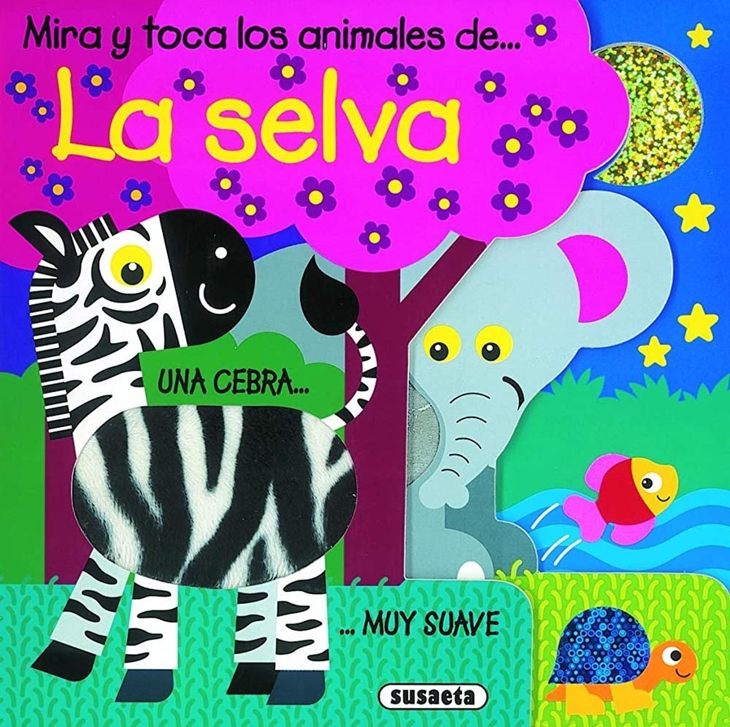 Mira Y Toca - Animales De La Selva Susaeta Ediciones Libro x 1 MIRA Y TOCA - ANIMALES DE LA SELVAA los niños les gusta curiosear y tocarlo todo. Con los libros de esta colección aprenderán colores, números y muchos animales de forma divertida, en cada página enco
