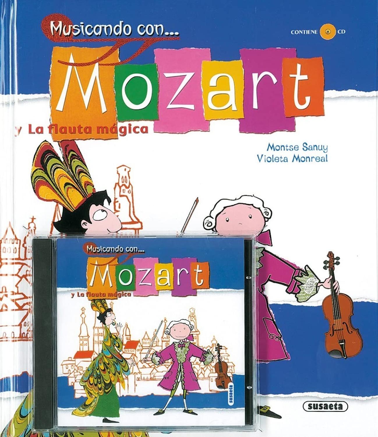 Mozart Y La Flauta Mágica. Incluye Cd. Musicando Con Susaeta Ediciones Libro x 1 MOZART Y LA FLAUTA MAGICA (INC.CD)(MUSICANDO CON)Se llamada Wolfgang y a los tres años tenía toda su casa pintarrajeada con notas musicales. Viajó mucho y aprendió jugando a componer e intrepretar mús