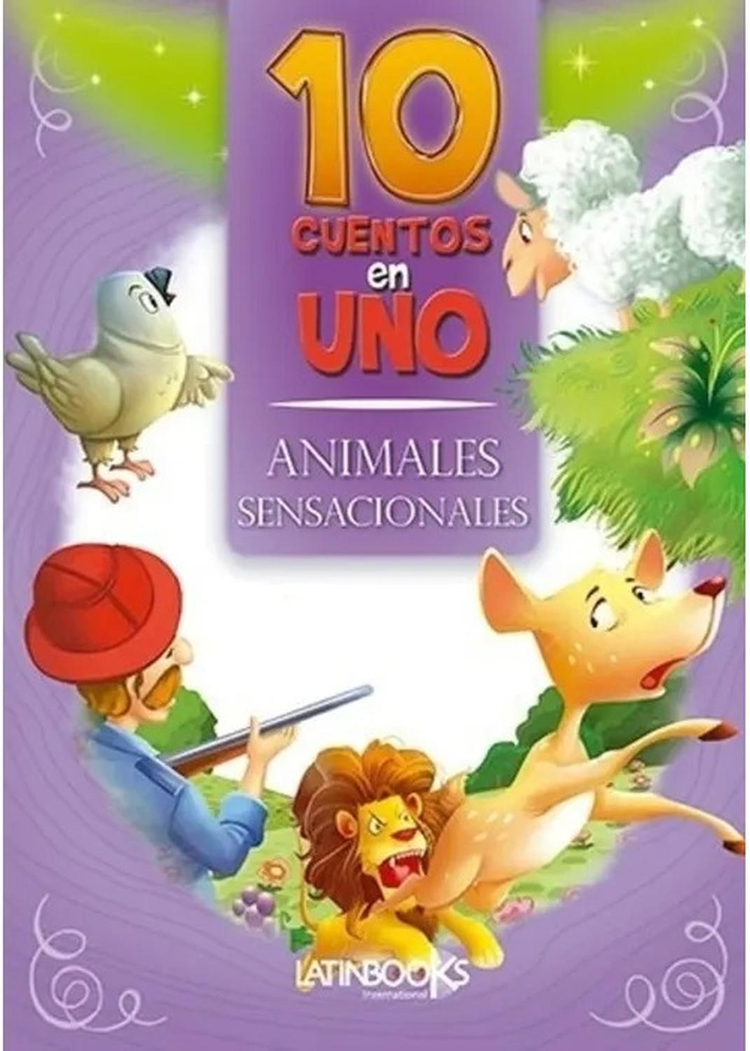 10 Cuentos En 1. Animales Sensacionales Latinbooks  x 1  