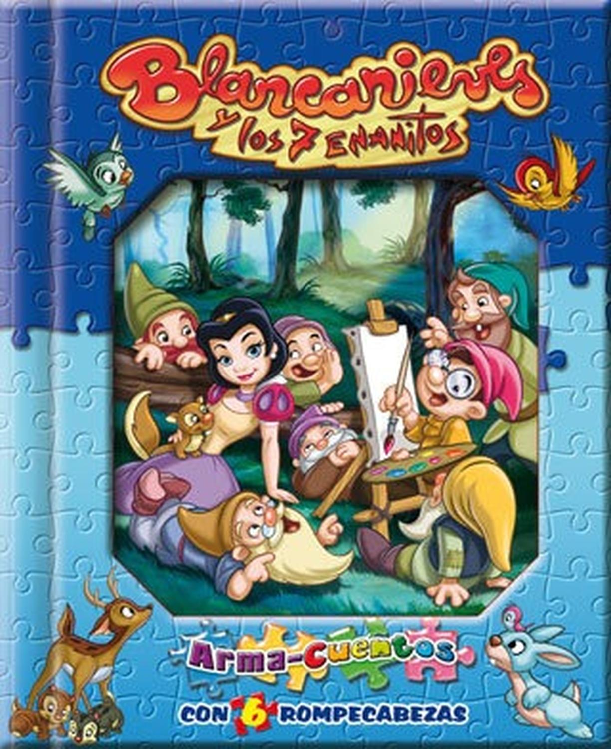 Arma Cuentos. Blancanieves Y Los 7 Enanitos Generico  x 1 Cuentos. Blancanieves Y Los 7 EnanitosHermosas historias clásicas con rompecabezas en cada página, para que los más pequeños armen a sus personajes de cuentos favoritos.Con 6 rompecabezas para armarFo