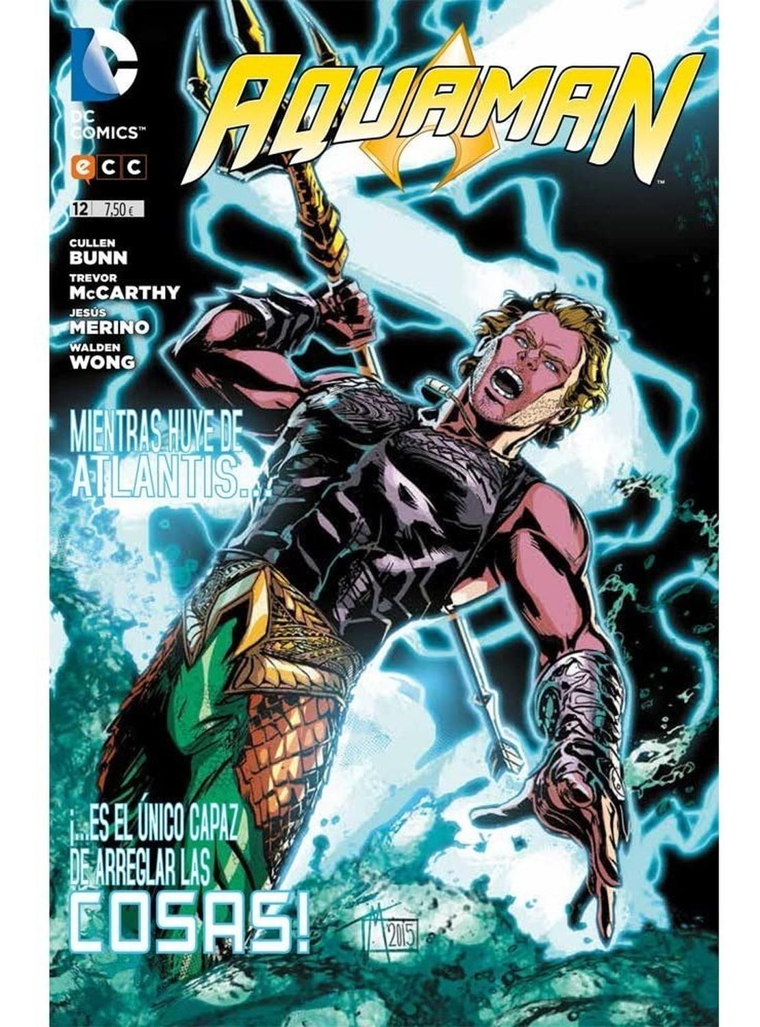Aquaman No. 12 ECC Libro x 1 AQUAMAN No. 12El final de la saga Vorágine trajo inesperados hallazgos para Arthur: no solo descubrió que un portal situado bajo Atlantis llevaba a Ciudad Gorila (y que esta había sido Katangala, anti