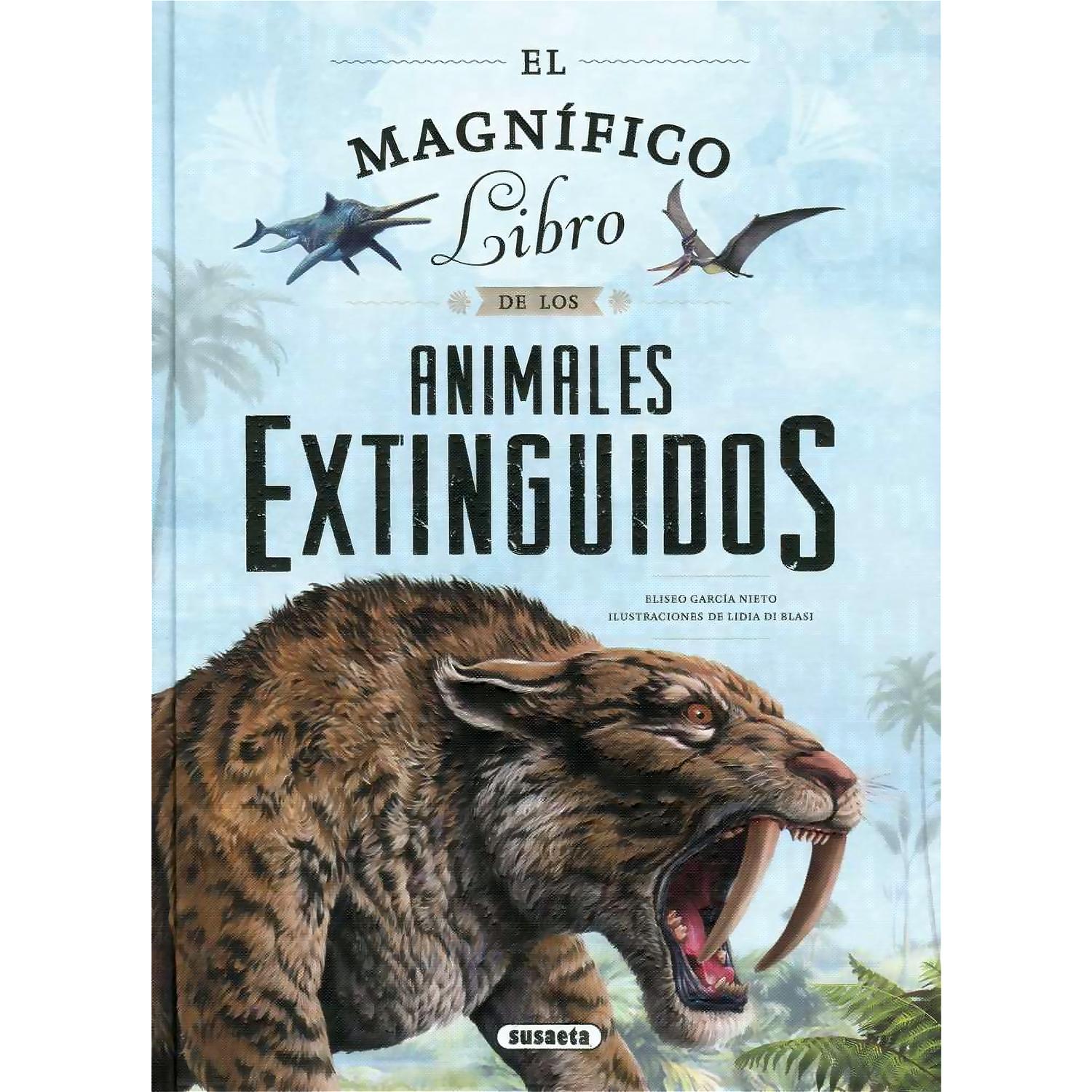 El Magnífico Libro De Los Animales Extinguidos (T.D) Susaeta Libro x 1 EL MAGNIFICO LIBRO DE LOS ANIMALES EXTINTOS (T.D)Los seres vivos también cambiamos y evolucionamos. Solo sobreviven los mejor adaptados. El resto se extingue y su lugar lo ocupan otros. Esa es la sele