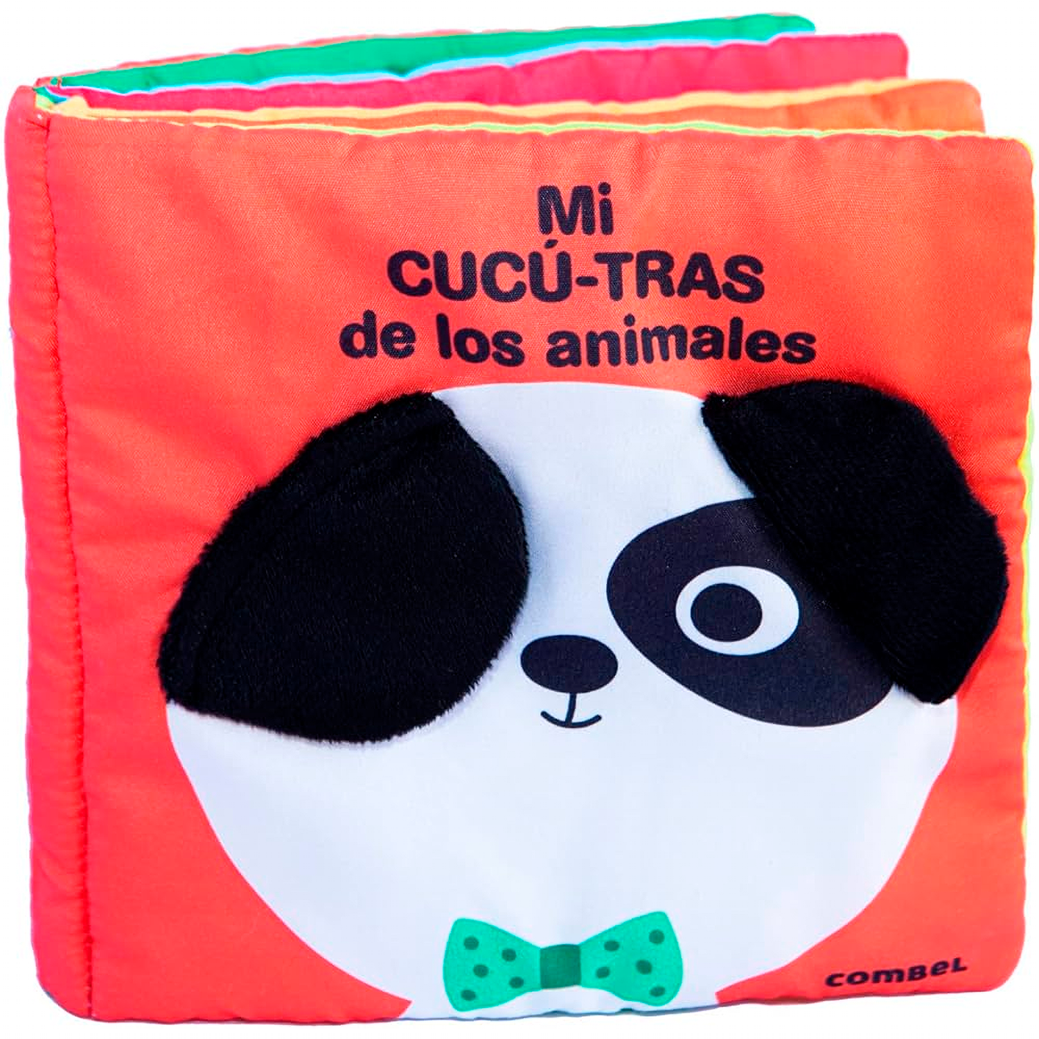 Mi Cucu-Tras De Los Animales. Isabel Aniel Combel Libro x 1 MI CUCU-TRAS DE LOS ANIMALES CombelUn libro de tela de colores vivos con un animal en cada página para jugar al juego del cucú-tras con los bebés. En cada doble página hay un animal grande y vistoso c