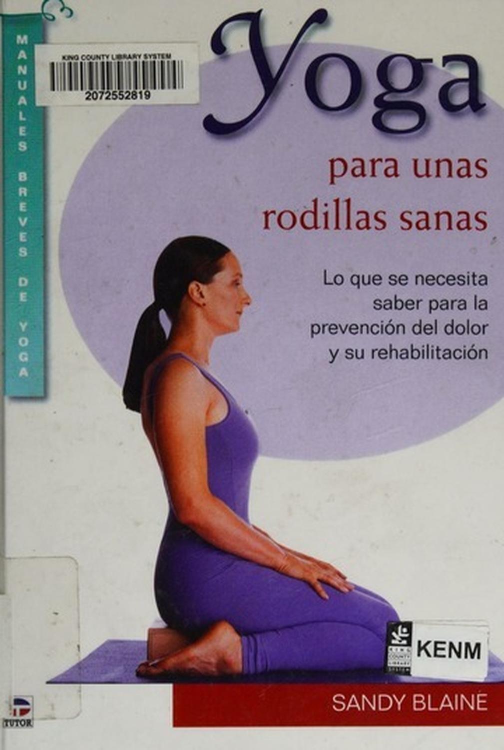 Yoga Para Unas Rodillas Sanas Ediciones Tutor,S.A. Libro x 1  