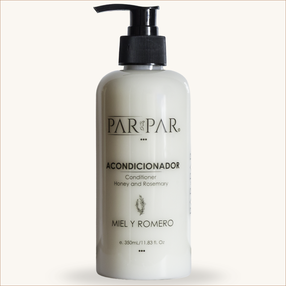 Acondicionador Miel y Romero 350ml PARPAR Tipo de envase: PET Biodegradable x 1.0