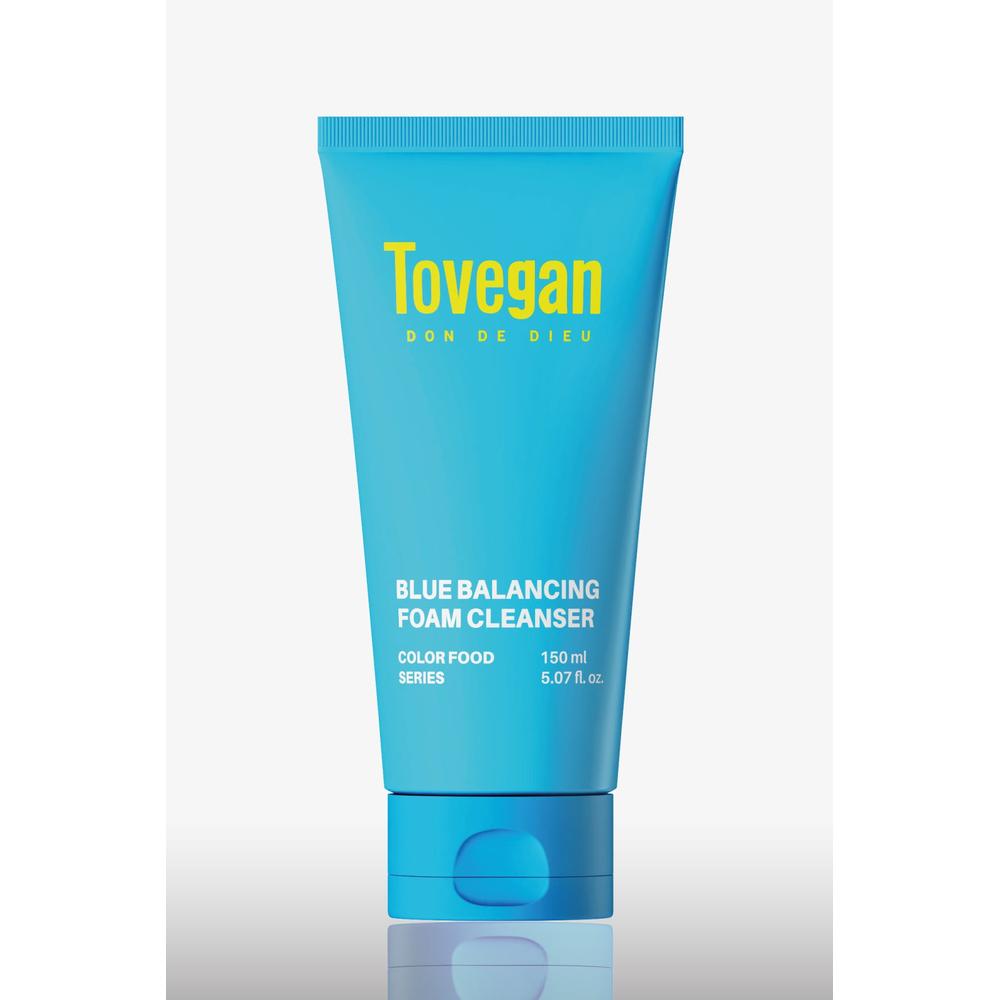 Blue Balancing Foam Cleanser Tovegan Espuma limpiadora en botella de 150 ml x 1 Blue Balancing Foam Cleanser Tovegan Espuma limpiadora en botella de 150 ml x 1