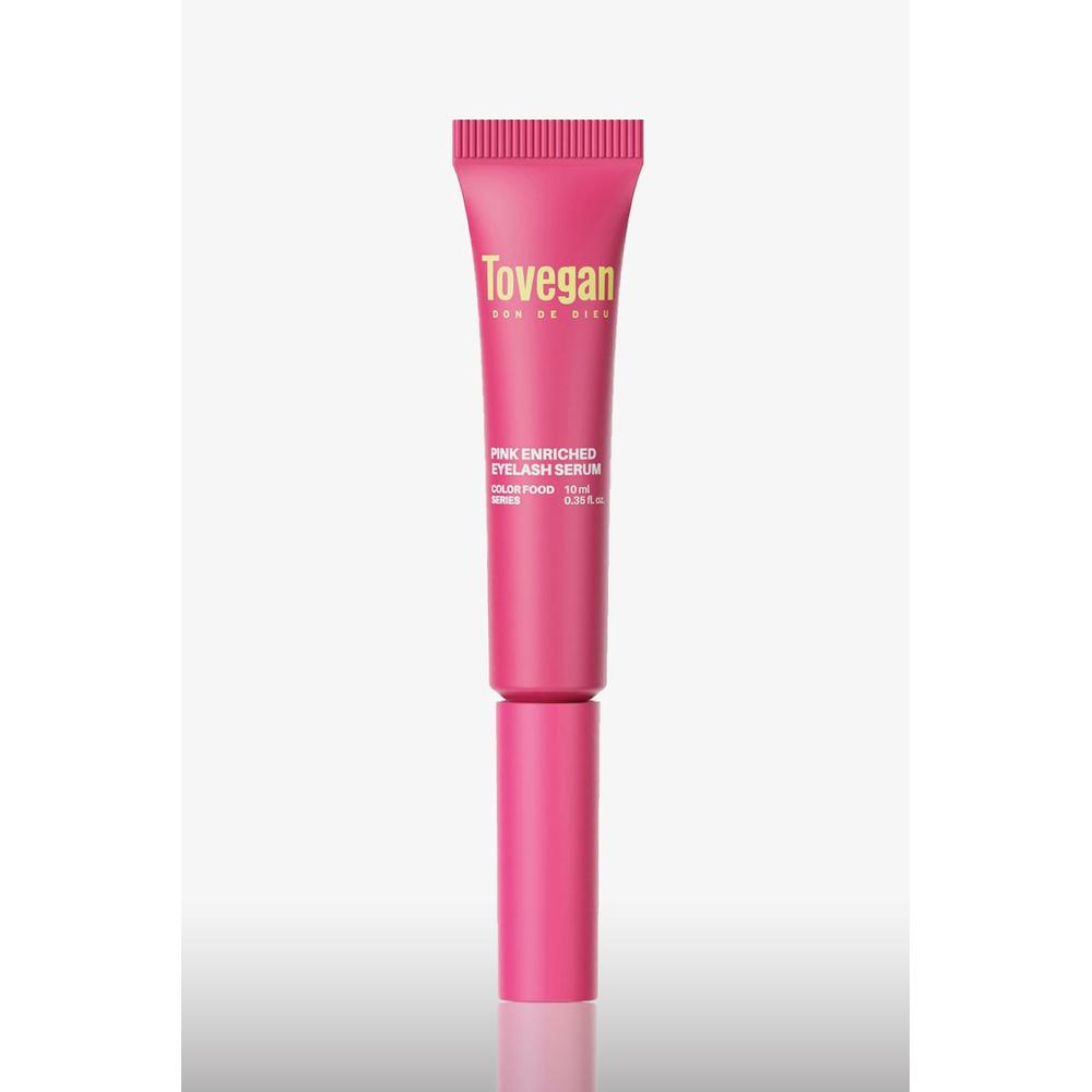 Pink Enriched Eyelash Serum Tovegan Frasco con cepillo aplicador de 10 ml x 1