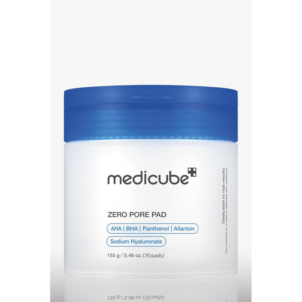 Zero Pore Pad 2.0 Medicube 70 pads + 100 ml x 1 Los Zero Pore Pads de Medicube son la solución definitiva para lograr una piel limpia, suave y libre de impurezas. Diseñados con una textura doble para maximizar su efectividad, estos pads tonificante