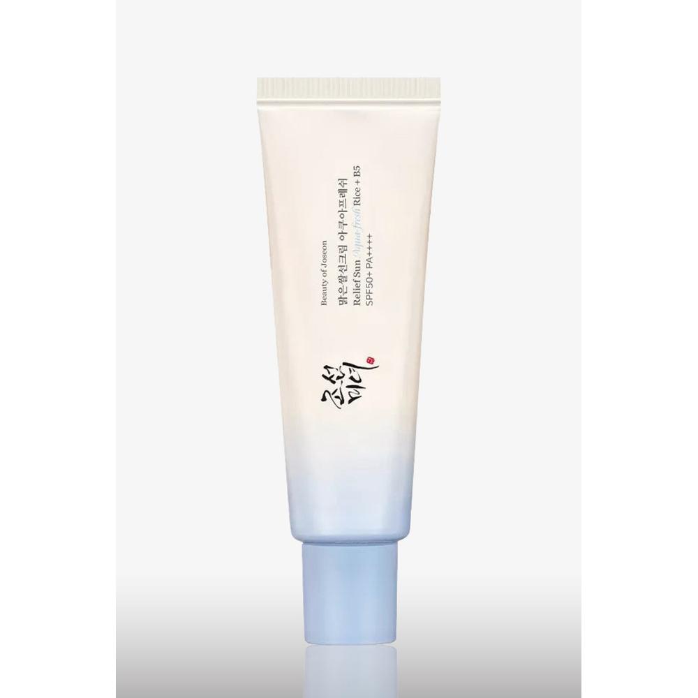 Relief Sun Aqua Fresh: Rice + B5 SPF50+ PA++++ Protector Solar Beauty of Joseon Loción x 1 Relief Sun Aqua Fresh: Rice + B5 SPF50+ PA++++ Protector Solar Beauty of Joseon Loción x 1