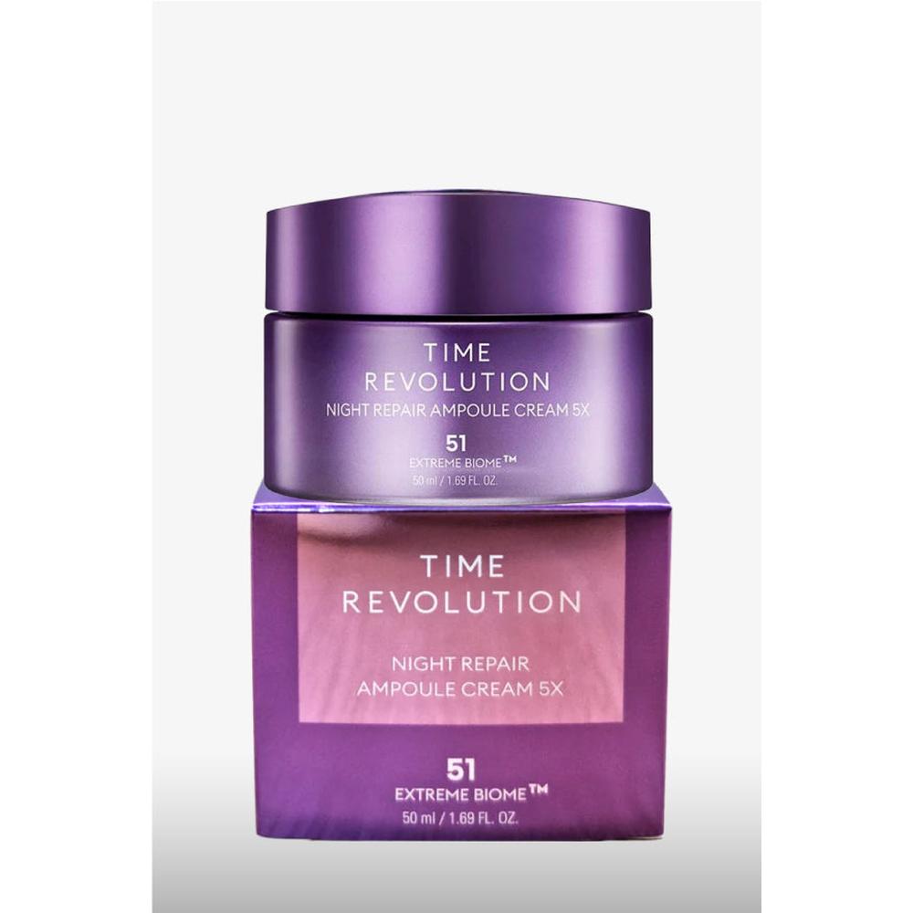 Time Revolution Night Repair Ampoule Cream 5X Crema Missha Frasco de 50 ml x 1 Time Revolution Night Repair Ampoule Cream 5X Crema Missha Frasco de 50 ml x 1