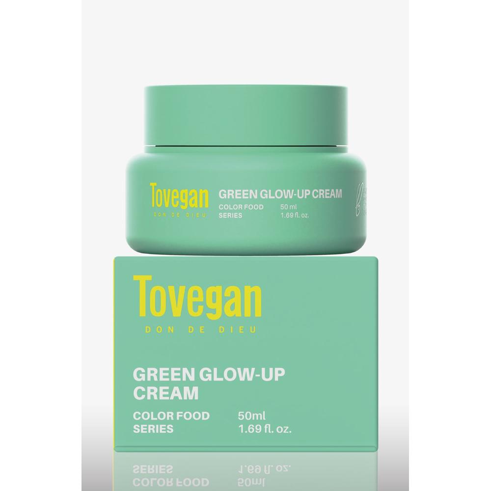 Green Glow Up Cream Tovegan Crema transformable en suero ligero de 50 ml x 1 Green Glow Up Cream Tovegan Crema transformable en suero ligero de 50 ml x 1