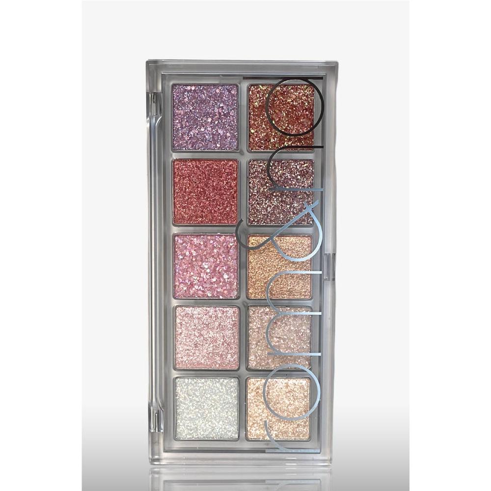 Better Than Pallet 00 LIGHT & GLITTER GARDEN Paleta de Sombras multicolor rom&nd Paleta de sombras de ojos en estuche compacto con 10 colores en diferentes acabados mate y brillantes x 1